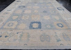 Turkish Oushak Rug 12'10" x 17' #16565