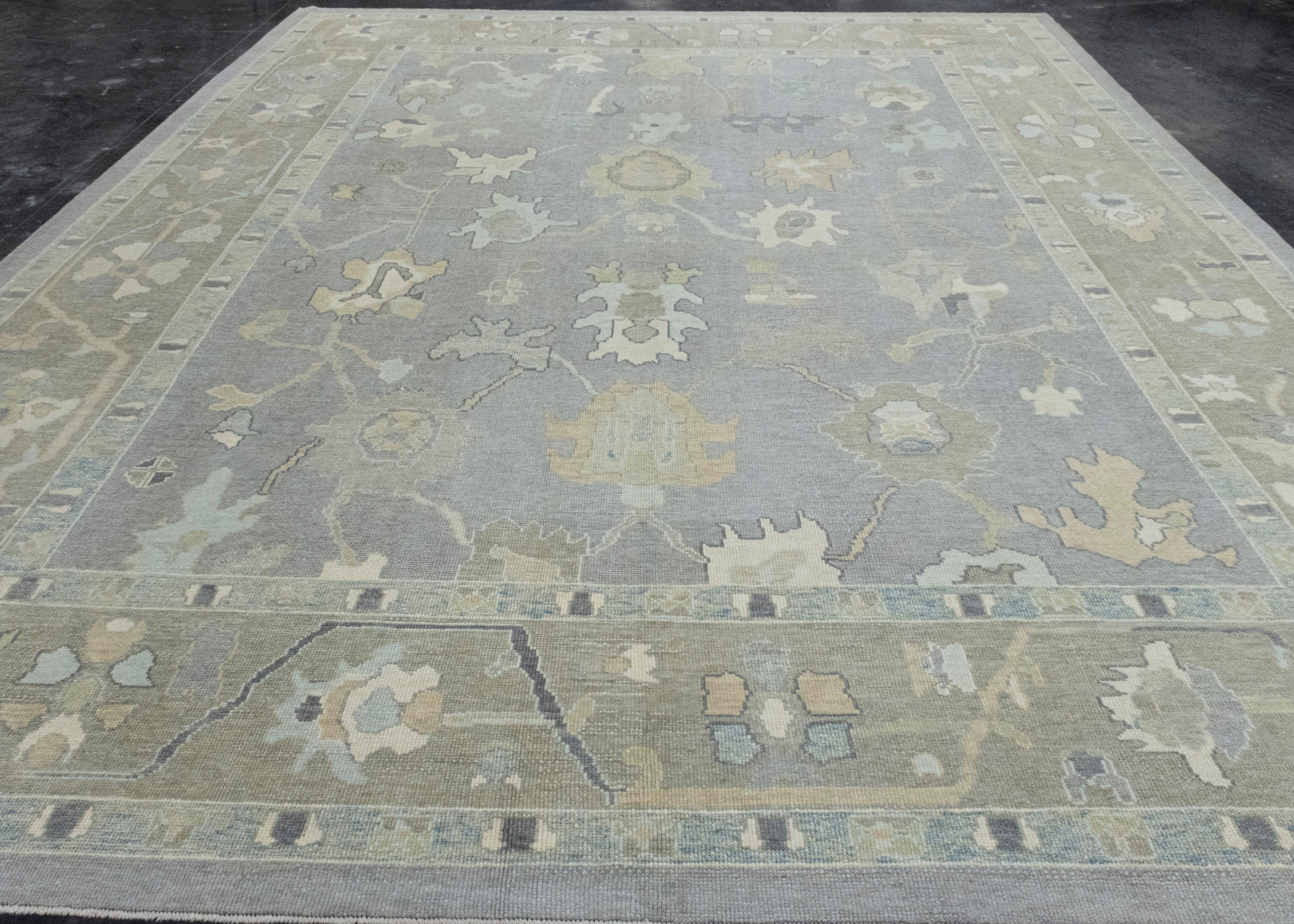 Turkish Oushak Rug 12'2