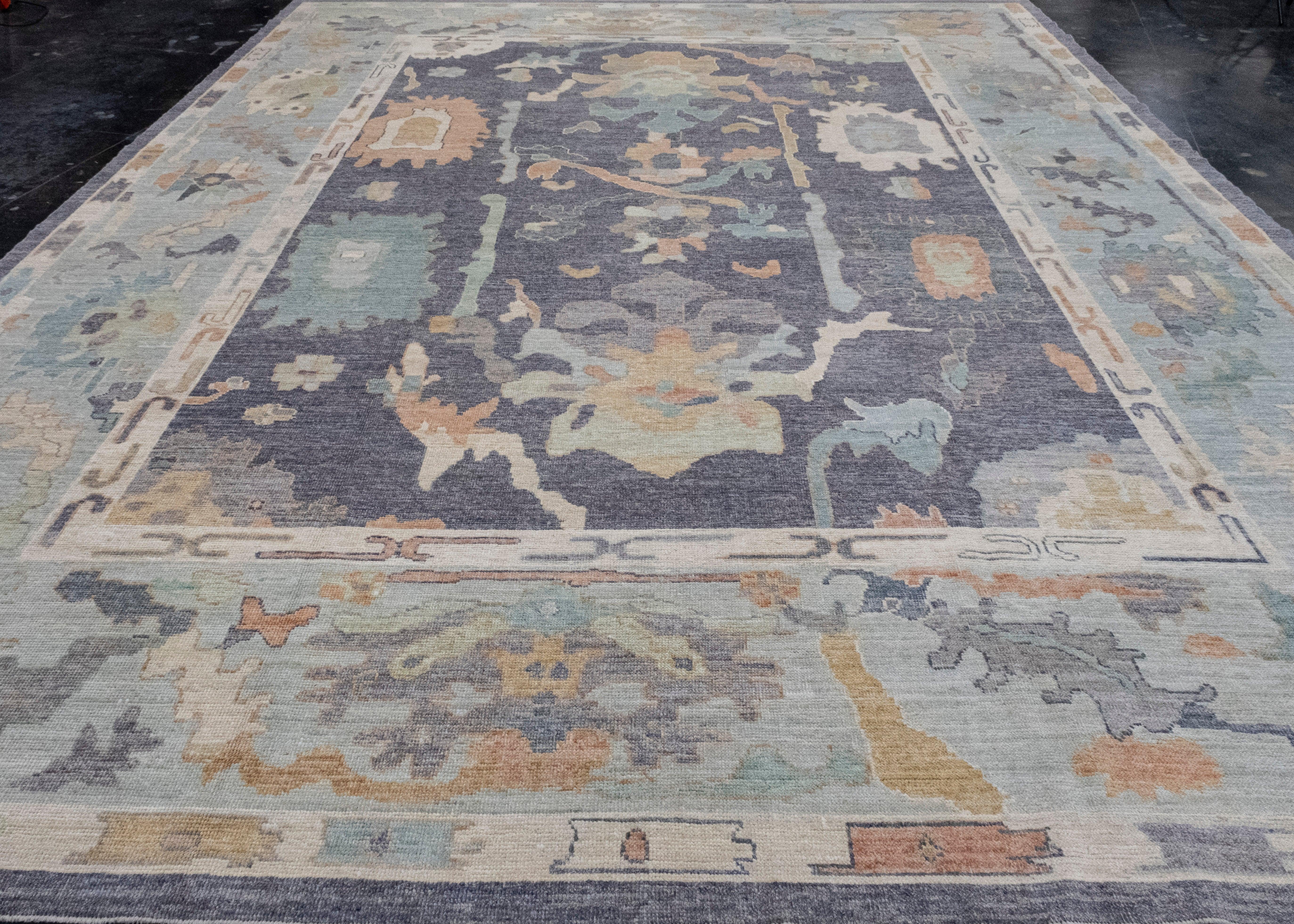 Turkish Oushak Rug 12'2