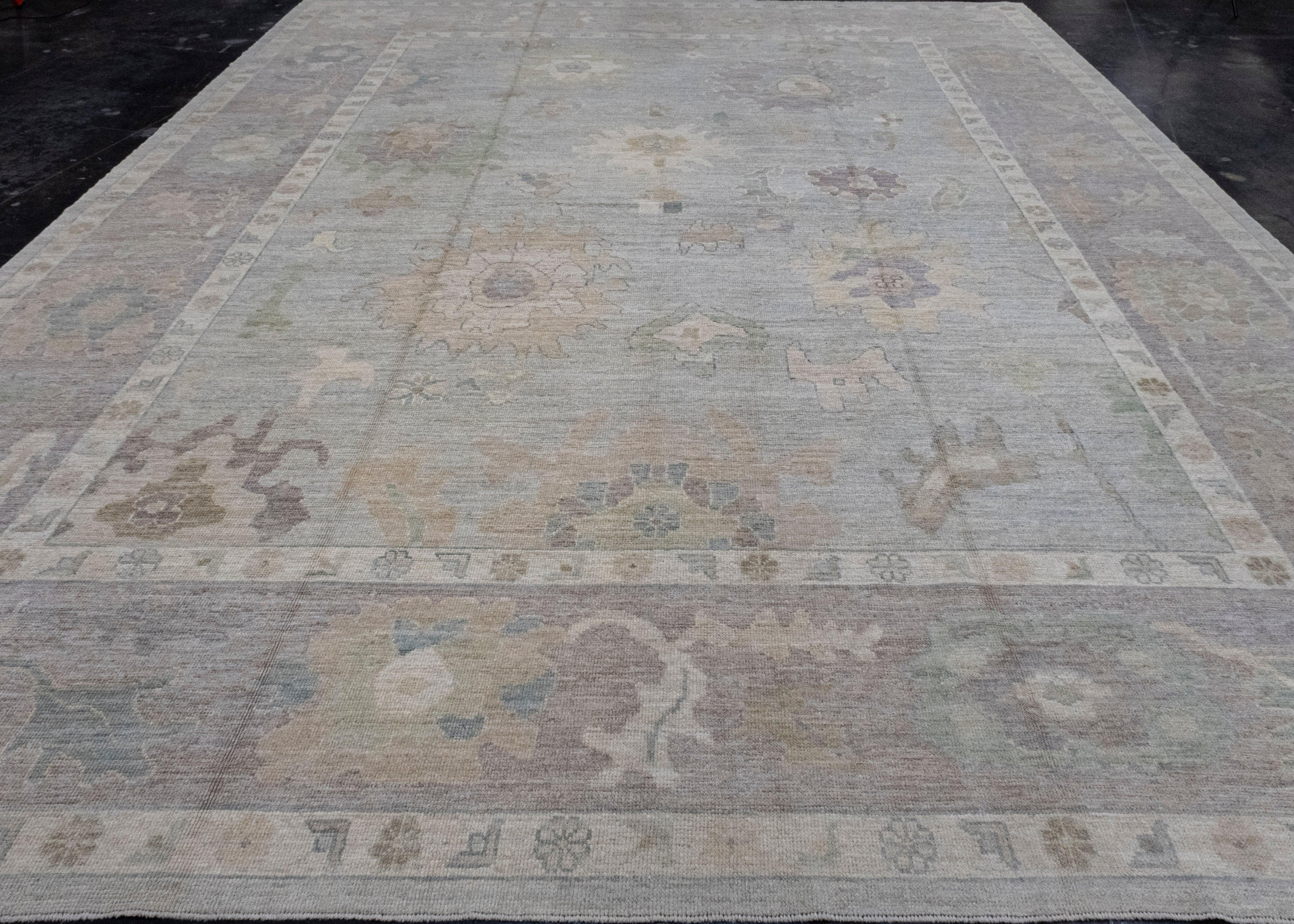 Turkish Oushak Rug 12'2