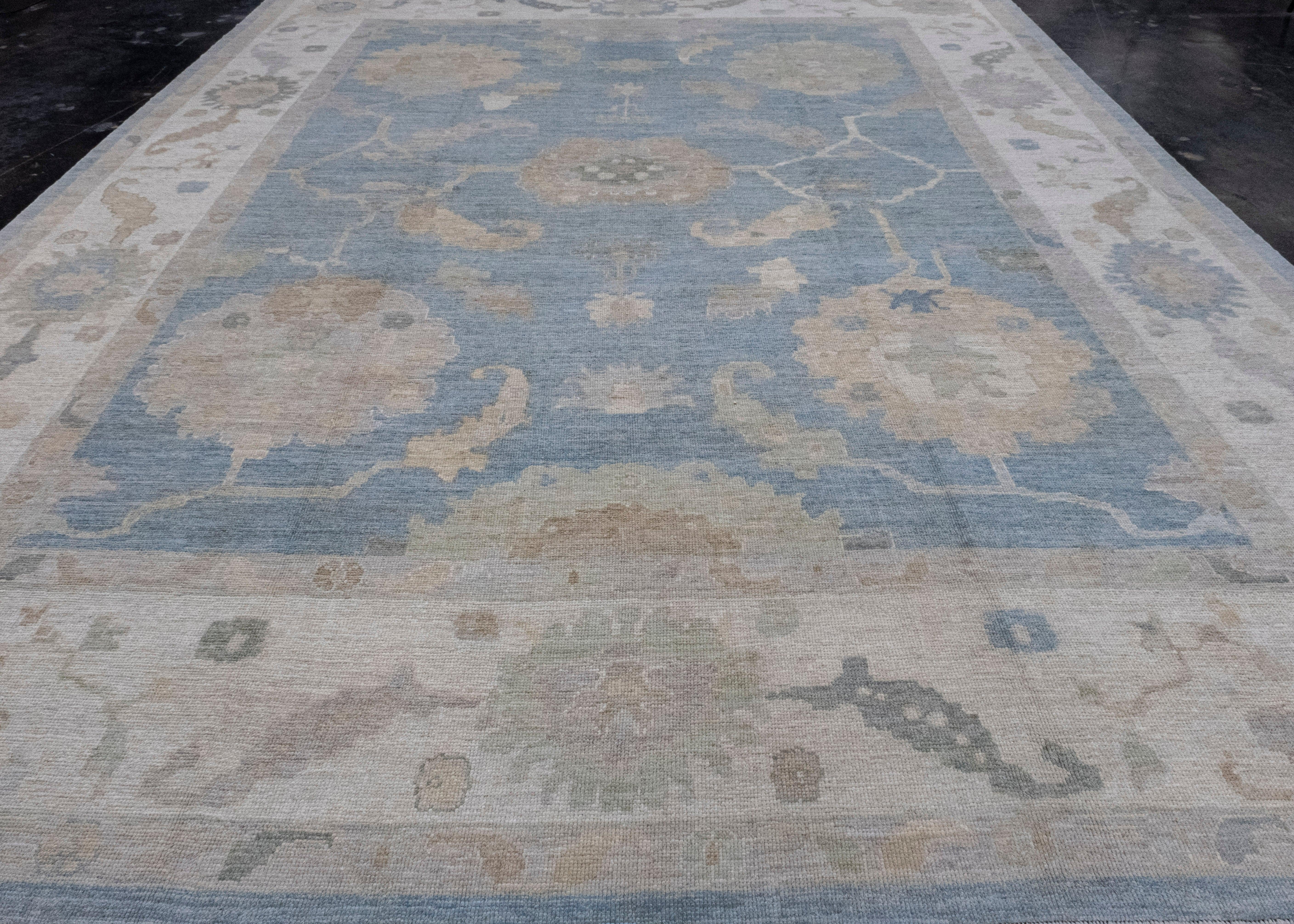 Turkish Oushak Rug 12'2