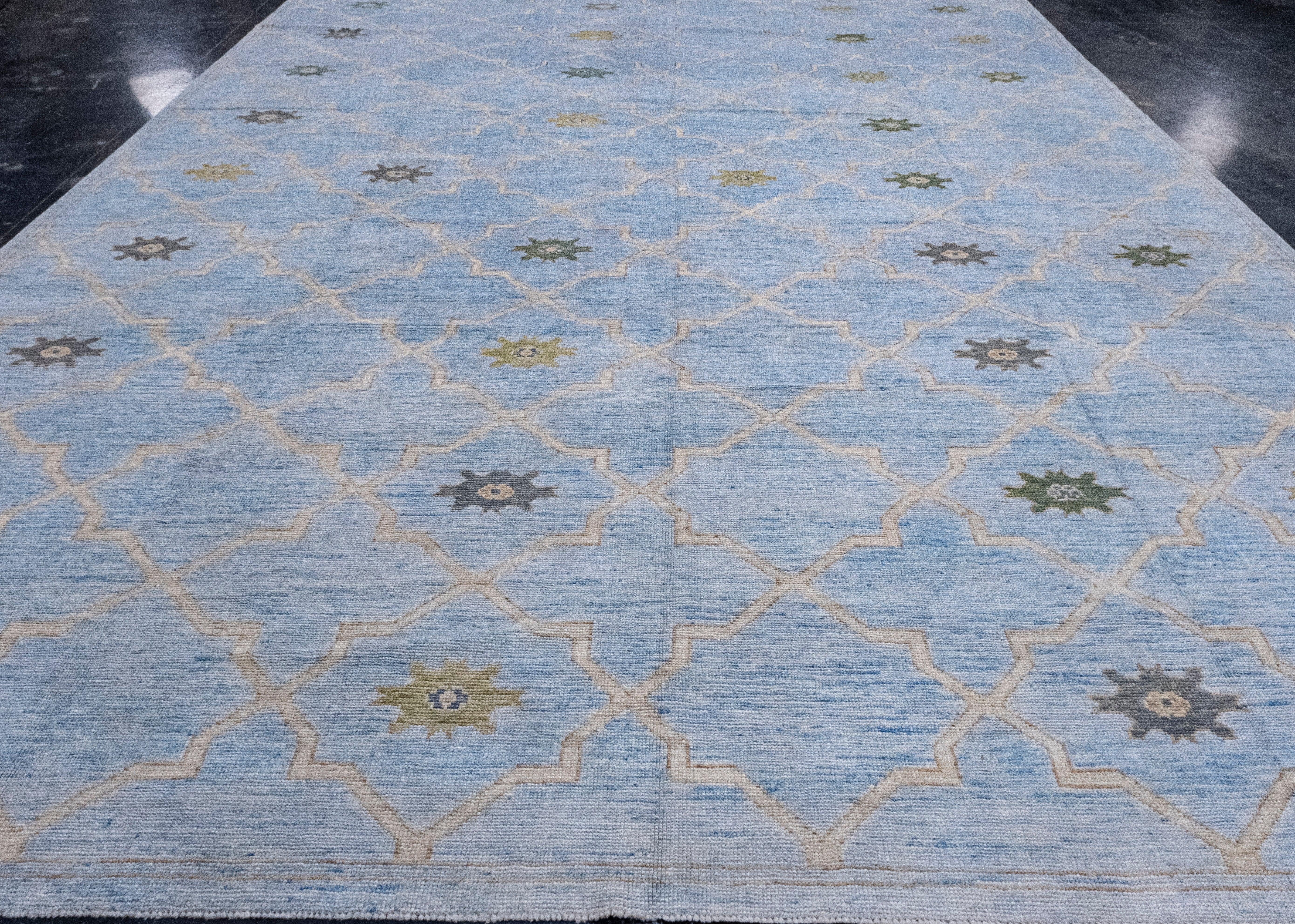Turkish Oushak Rug 12'2