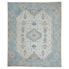 Tappeto turco Oushak 3,73 m x 4,44 m #20422