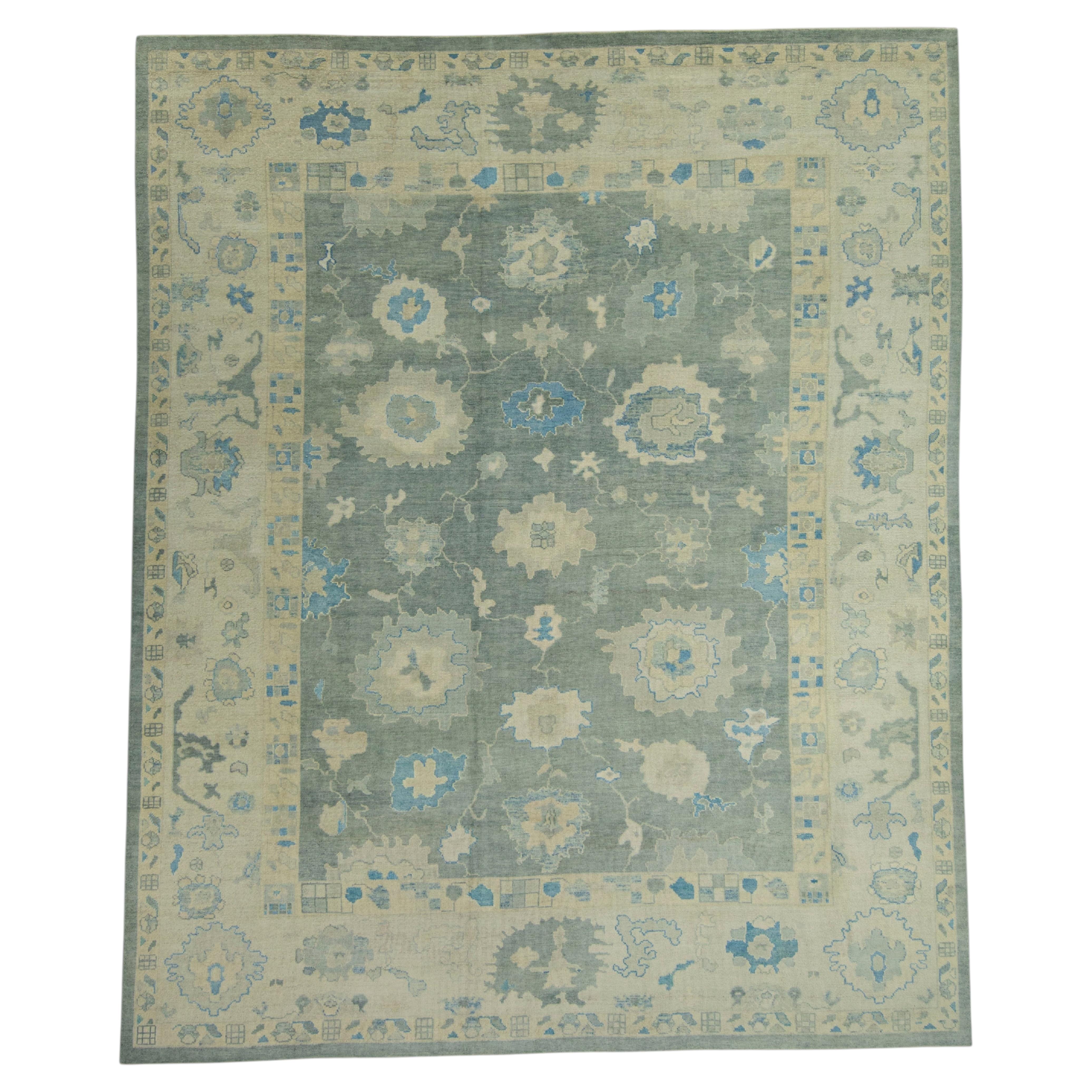 Turkish Oushak Rug 12'3" x 15' #18513