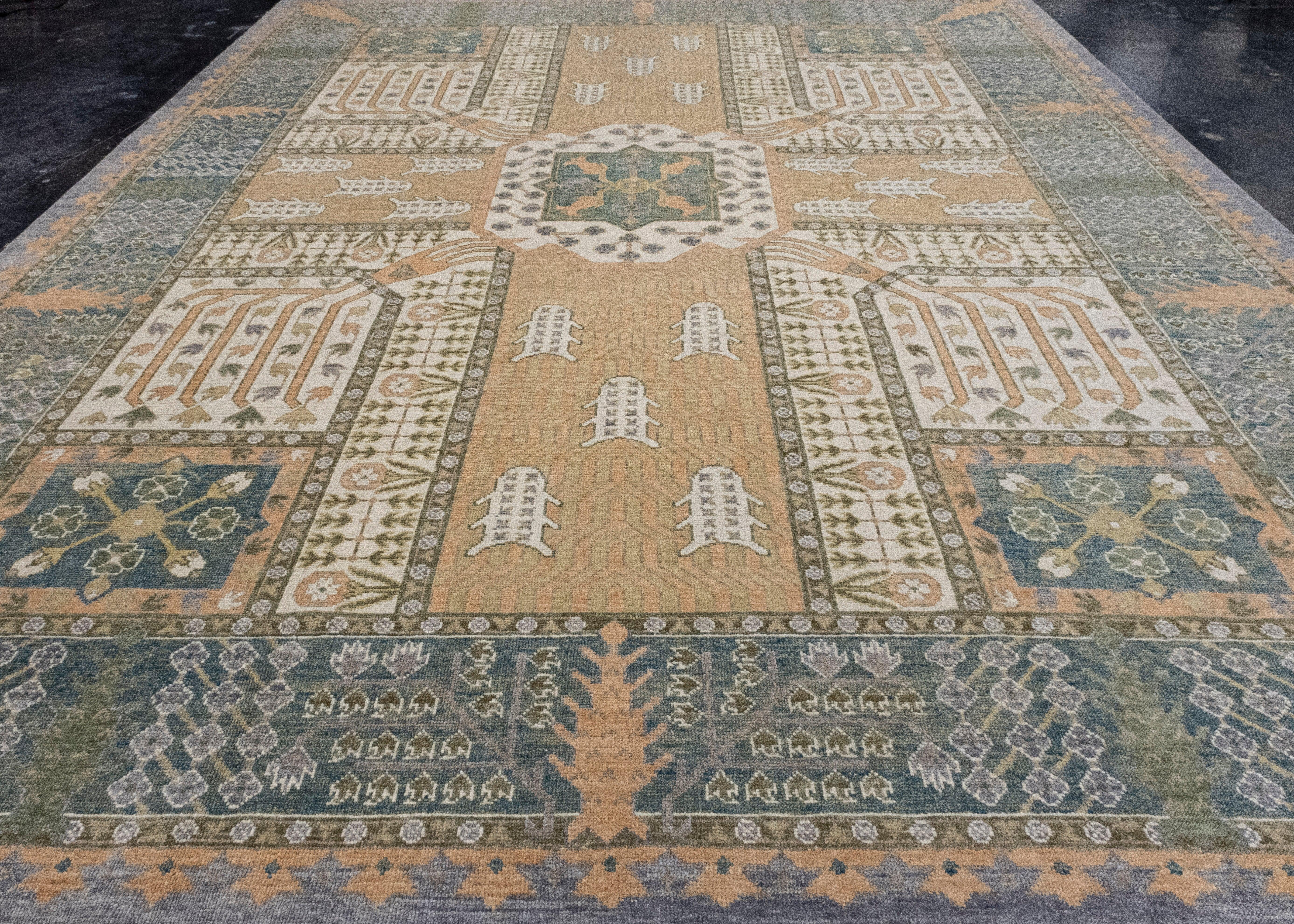 Turkish Oushak Rug 12'3