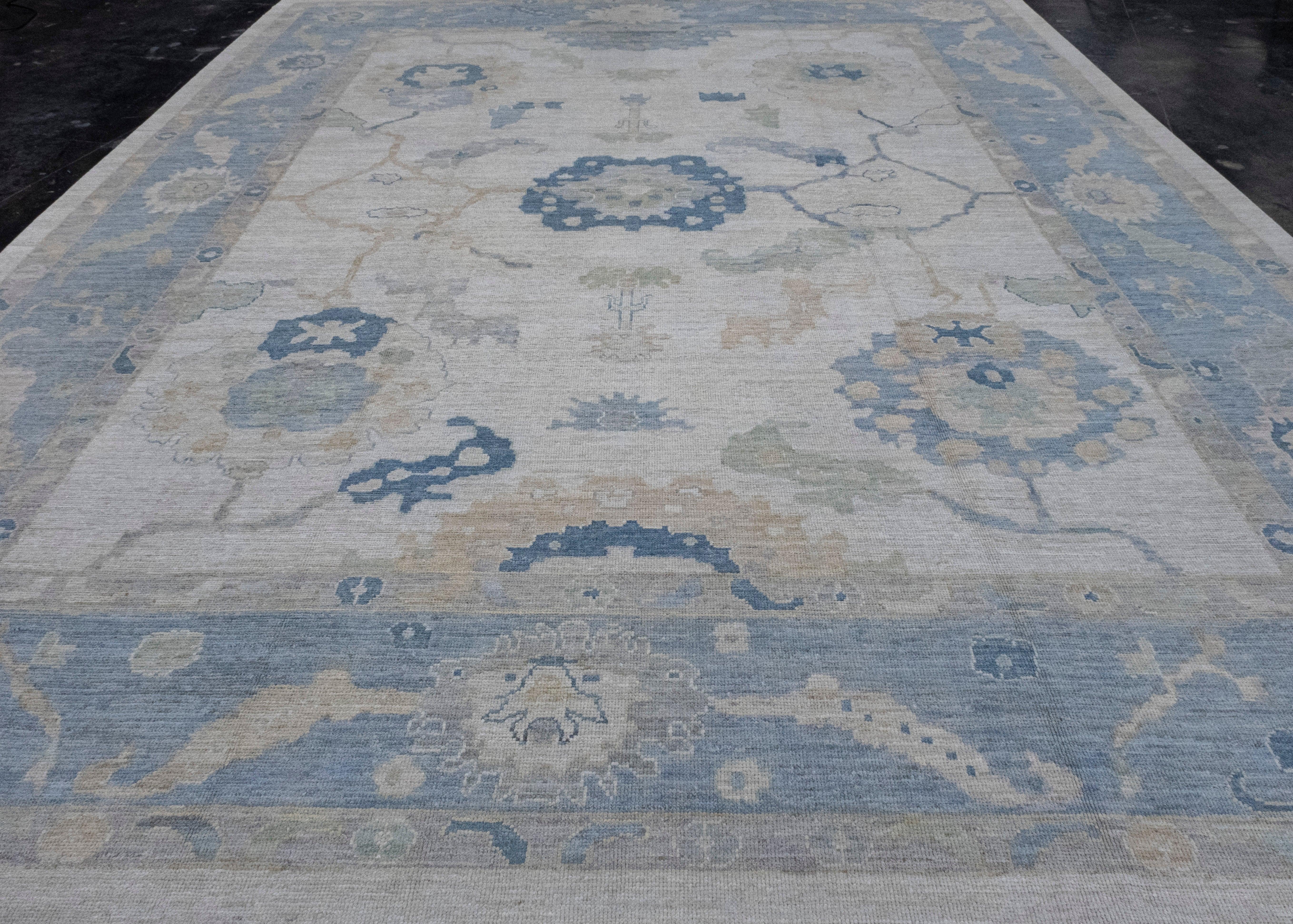 Turkish Oushak Rug 12'3