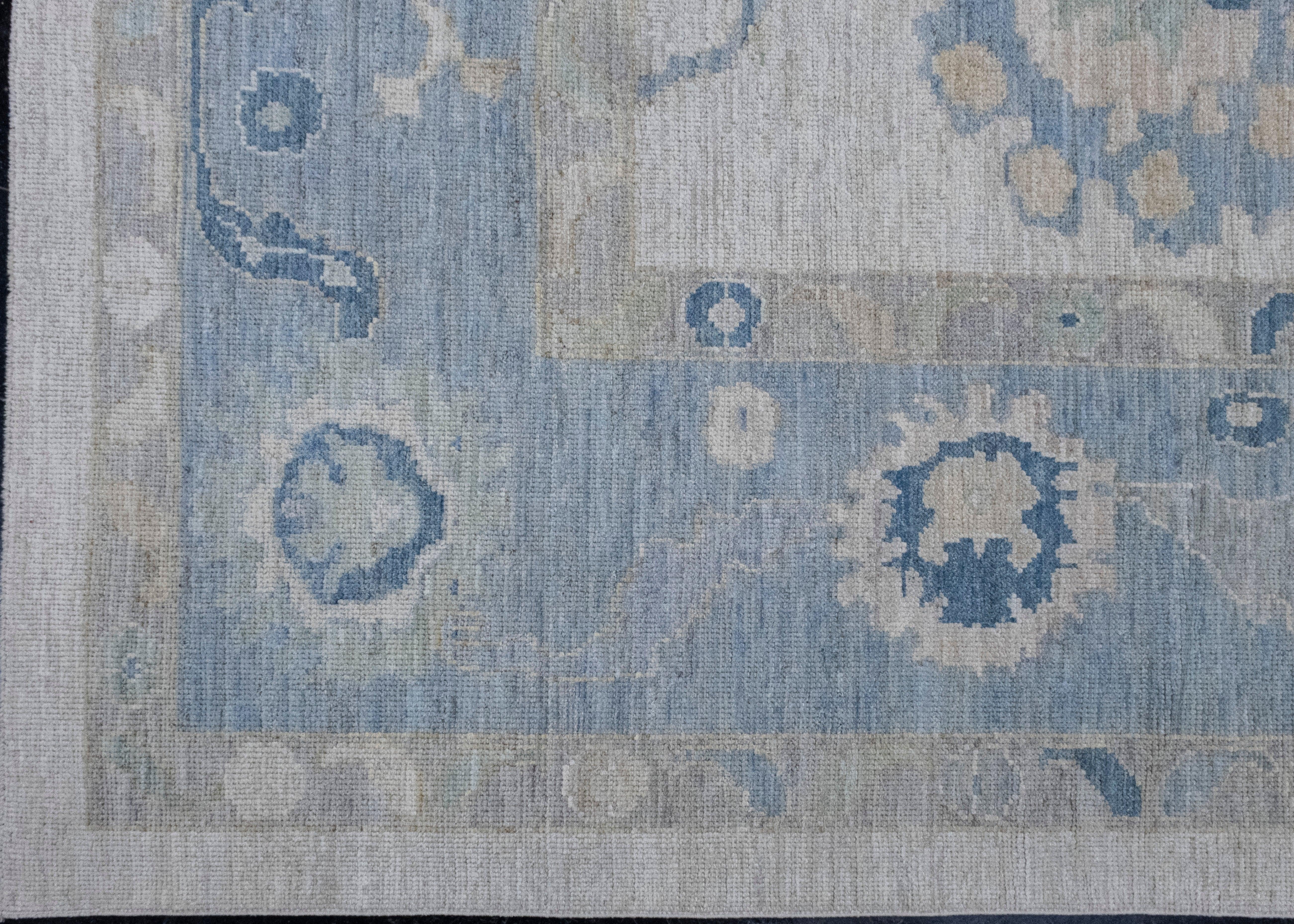 Turkish Oushak Rug 12'3