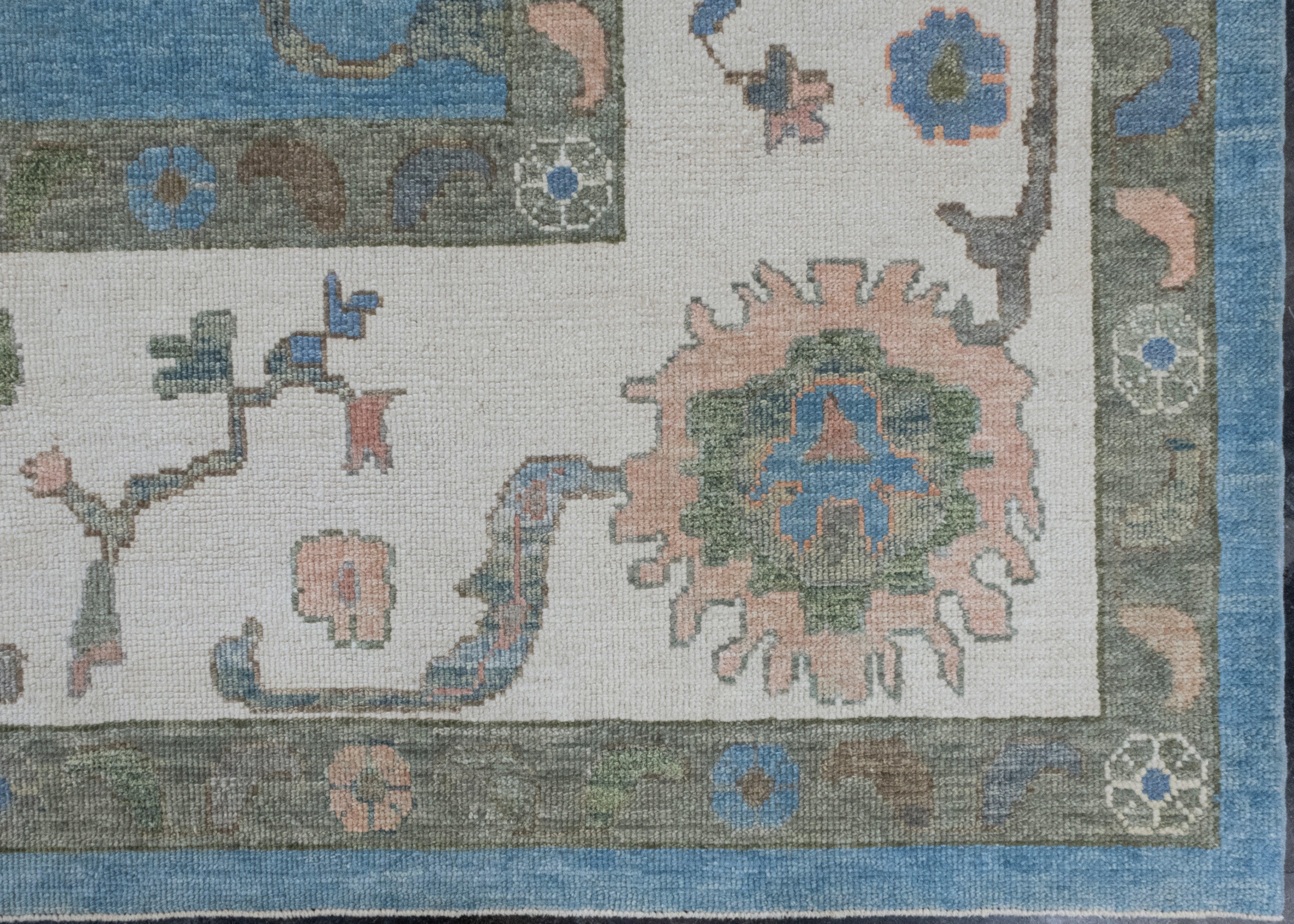Turkish Oushak Rug 12'3