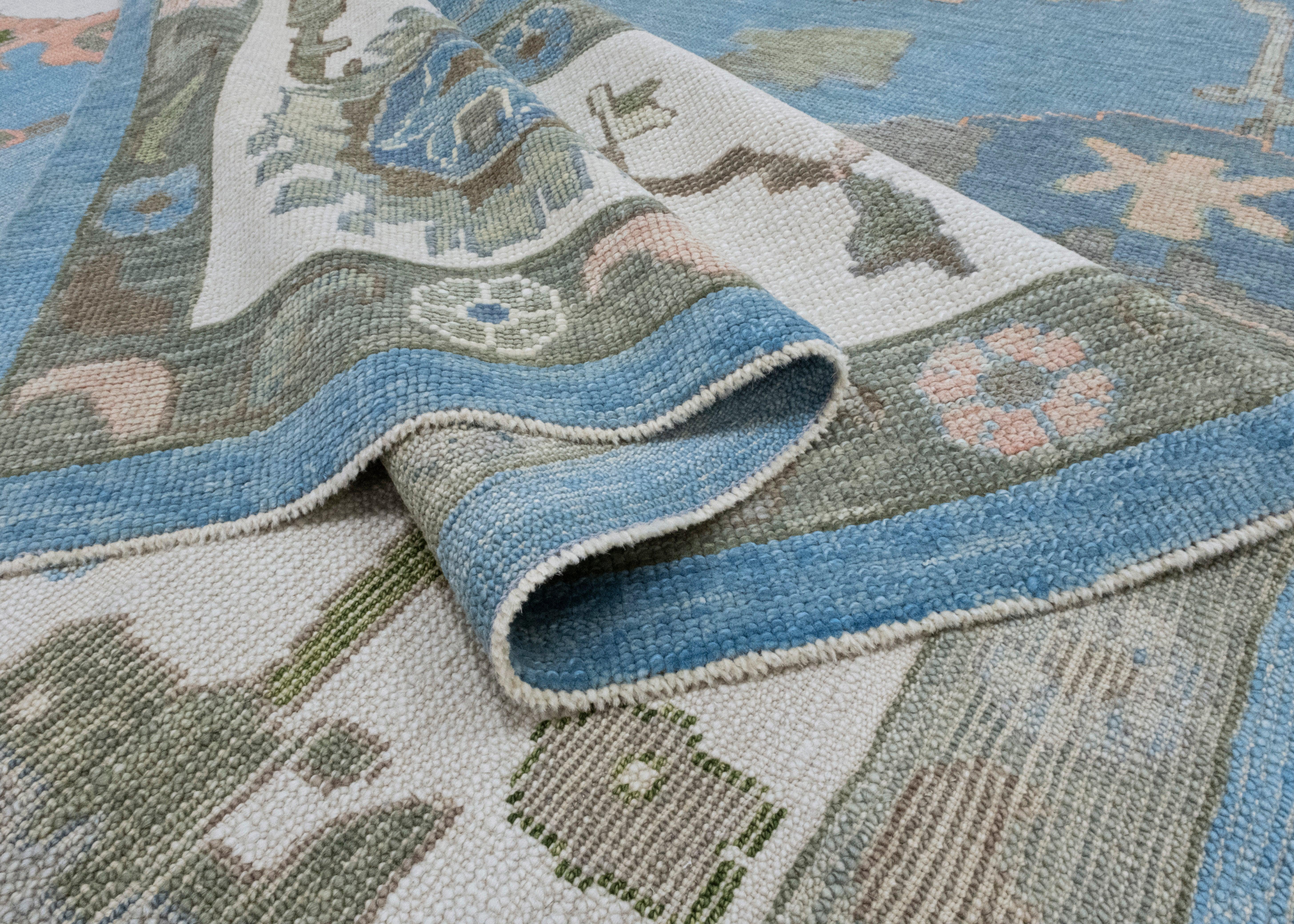 Turkish Oushak Rug 12'3