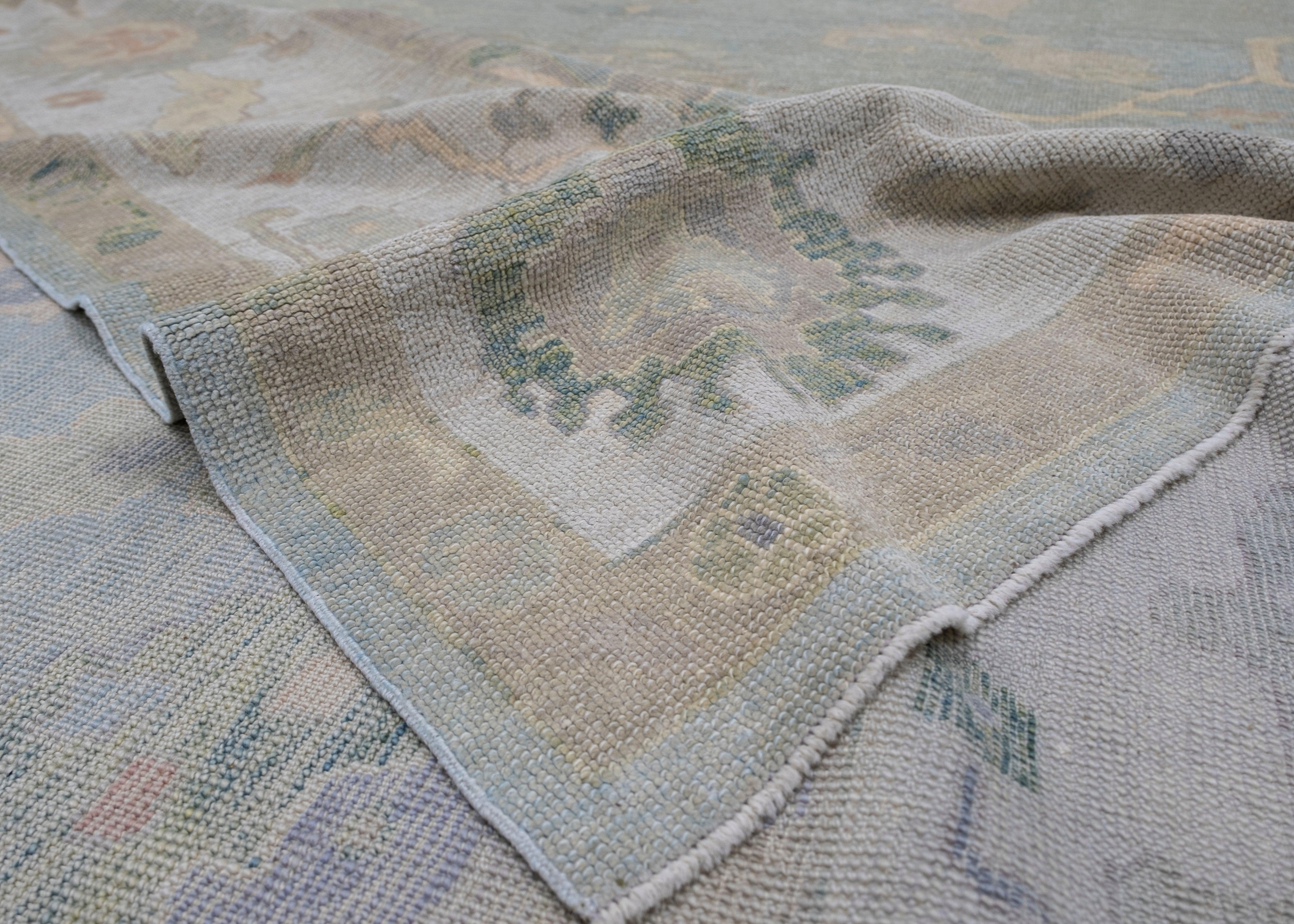 Turkish Oushak Rug 12'4