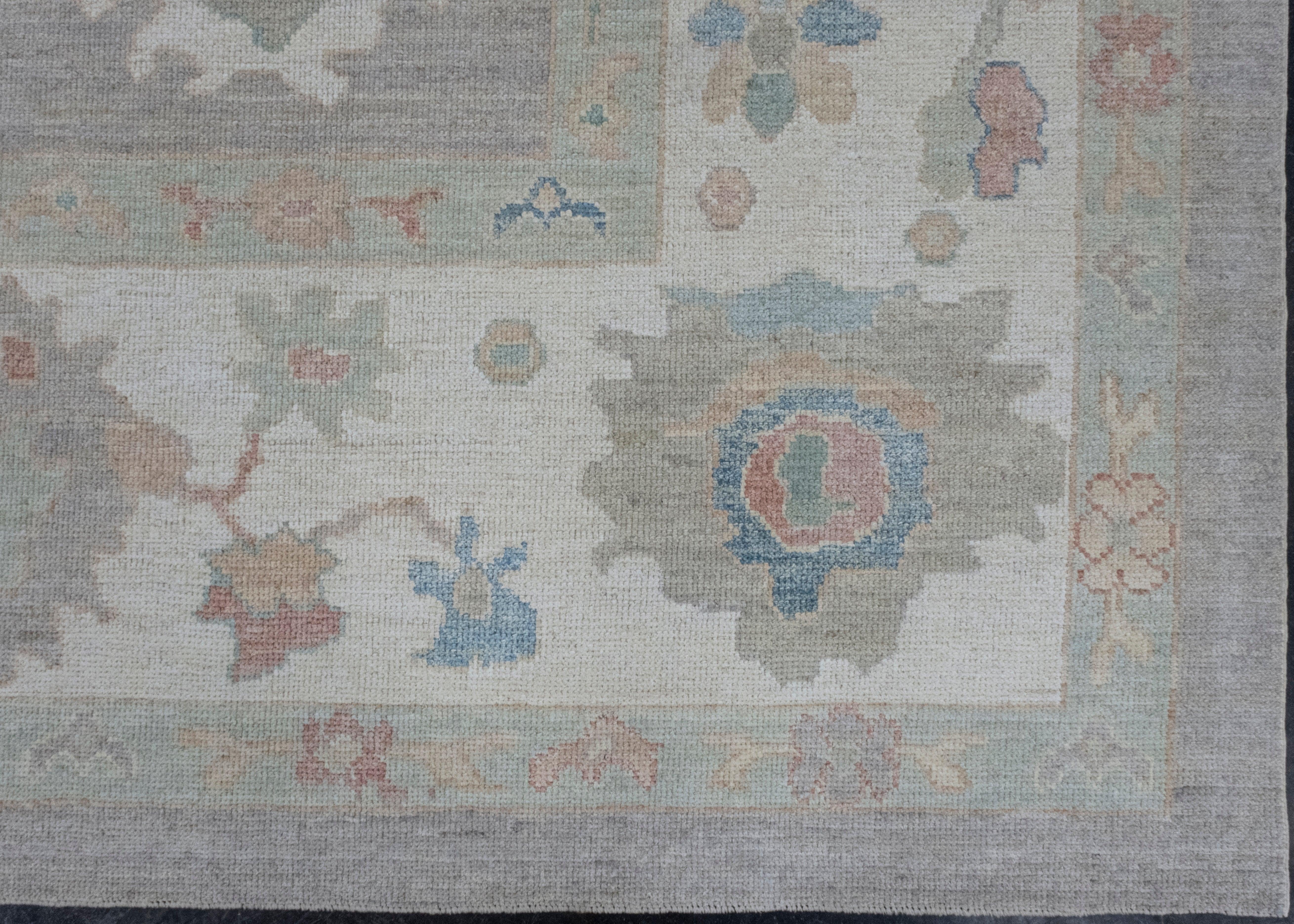 Turkish Oushak Rug 12'4