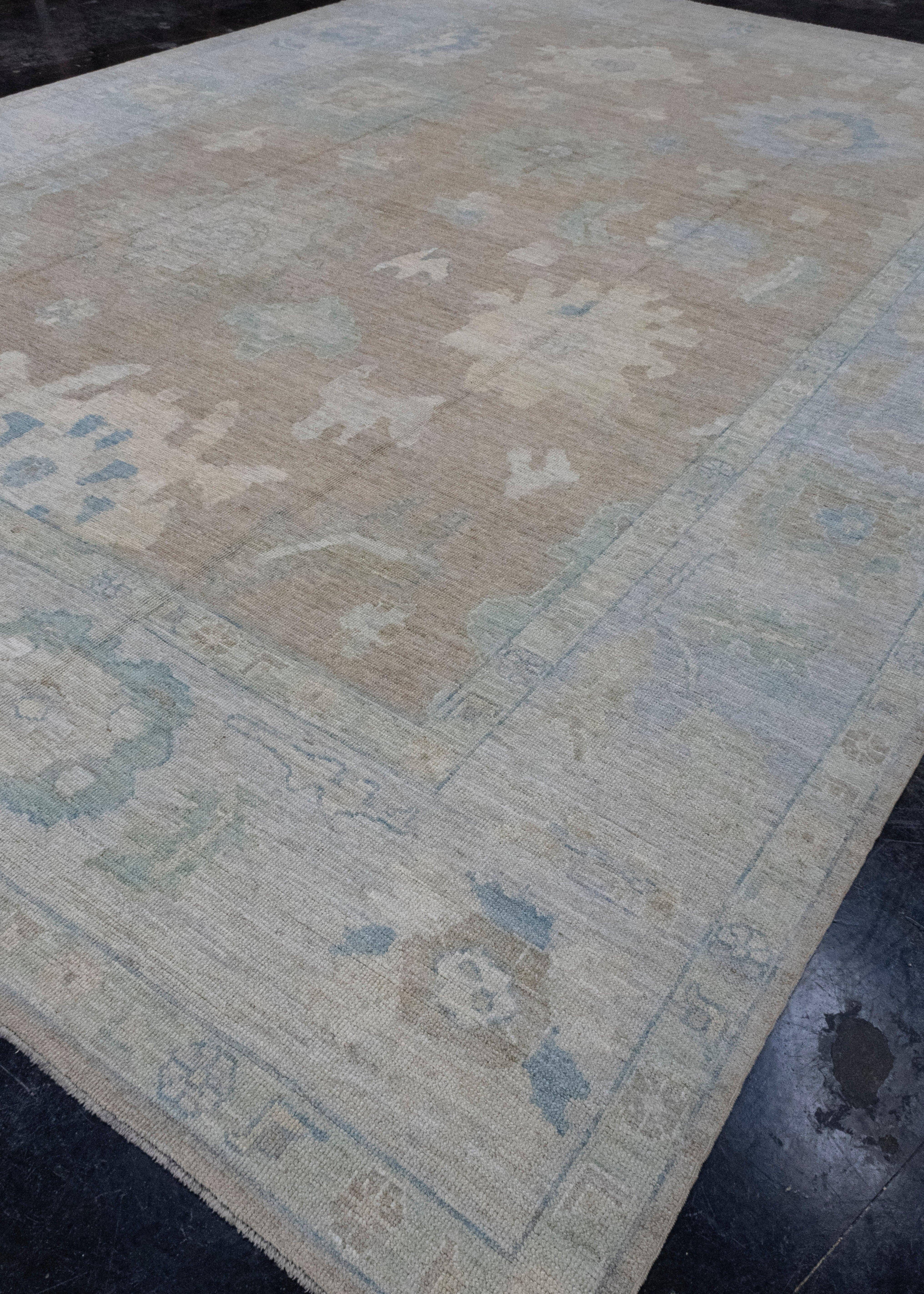 Turc Tapis turc Oushak 12'4