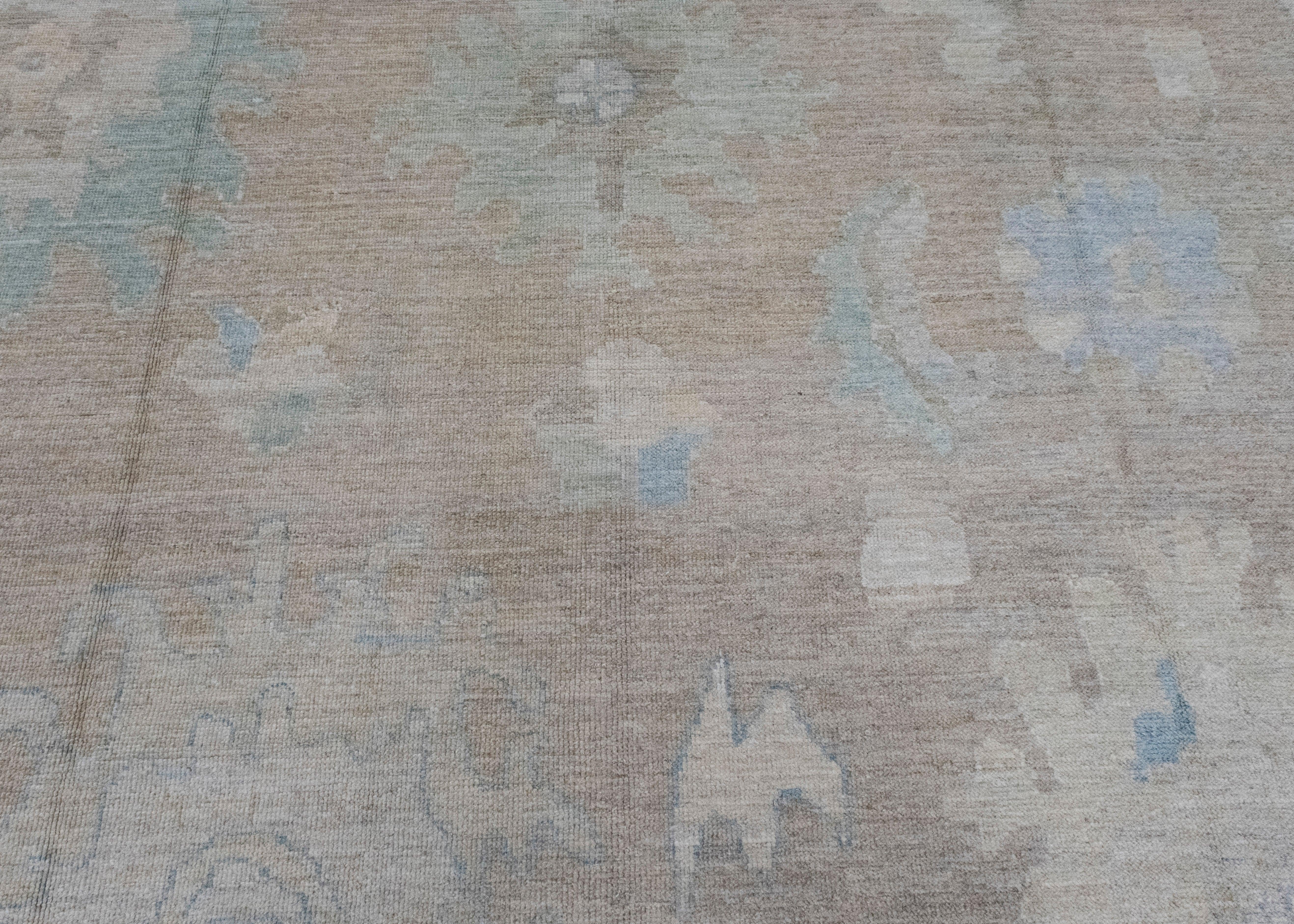 Tapis turc Oushak 12'4