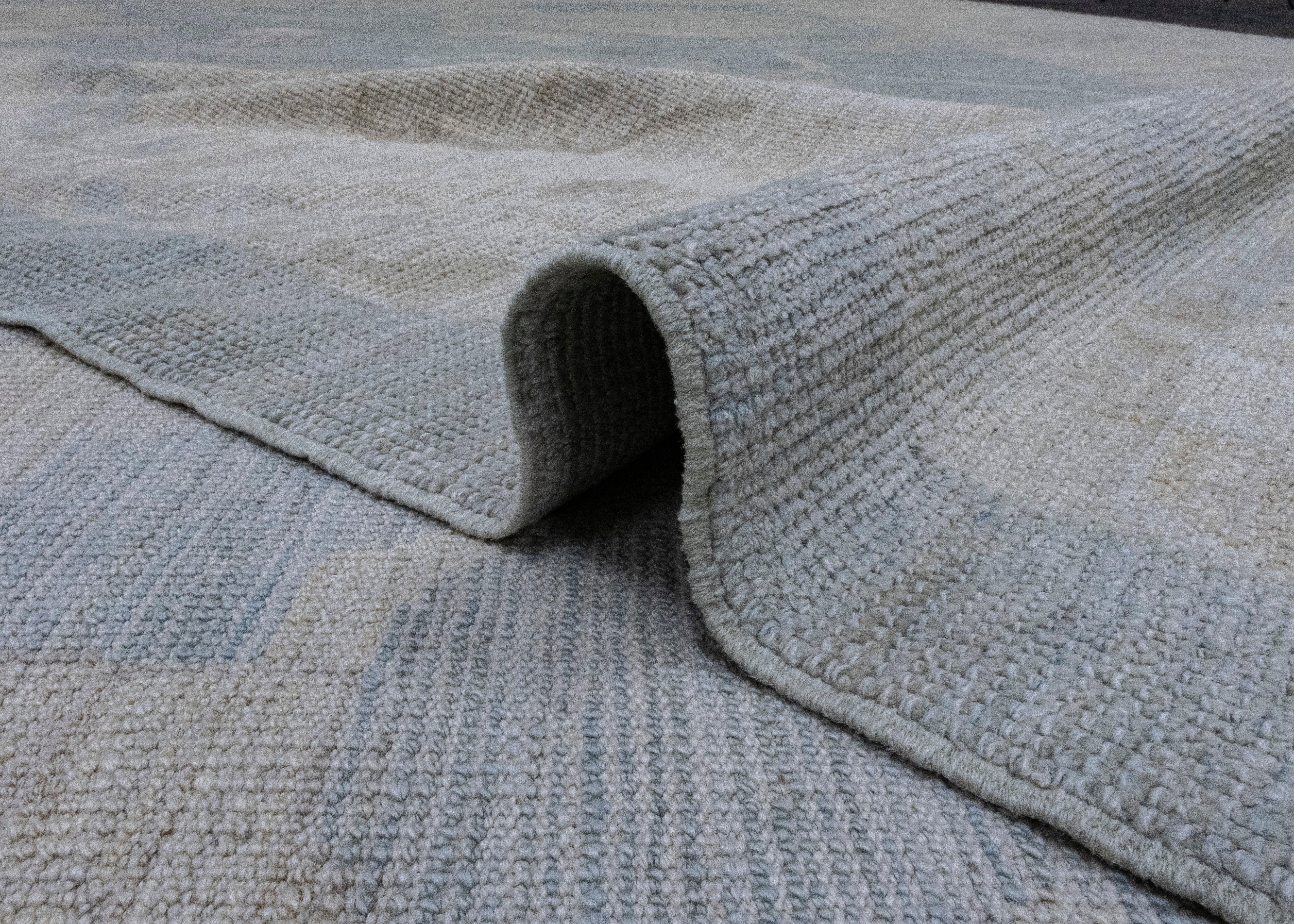 Turkish Oushak Rug 12'4