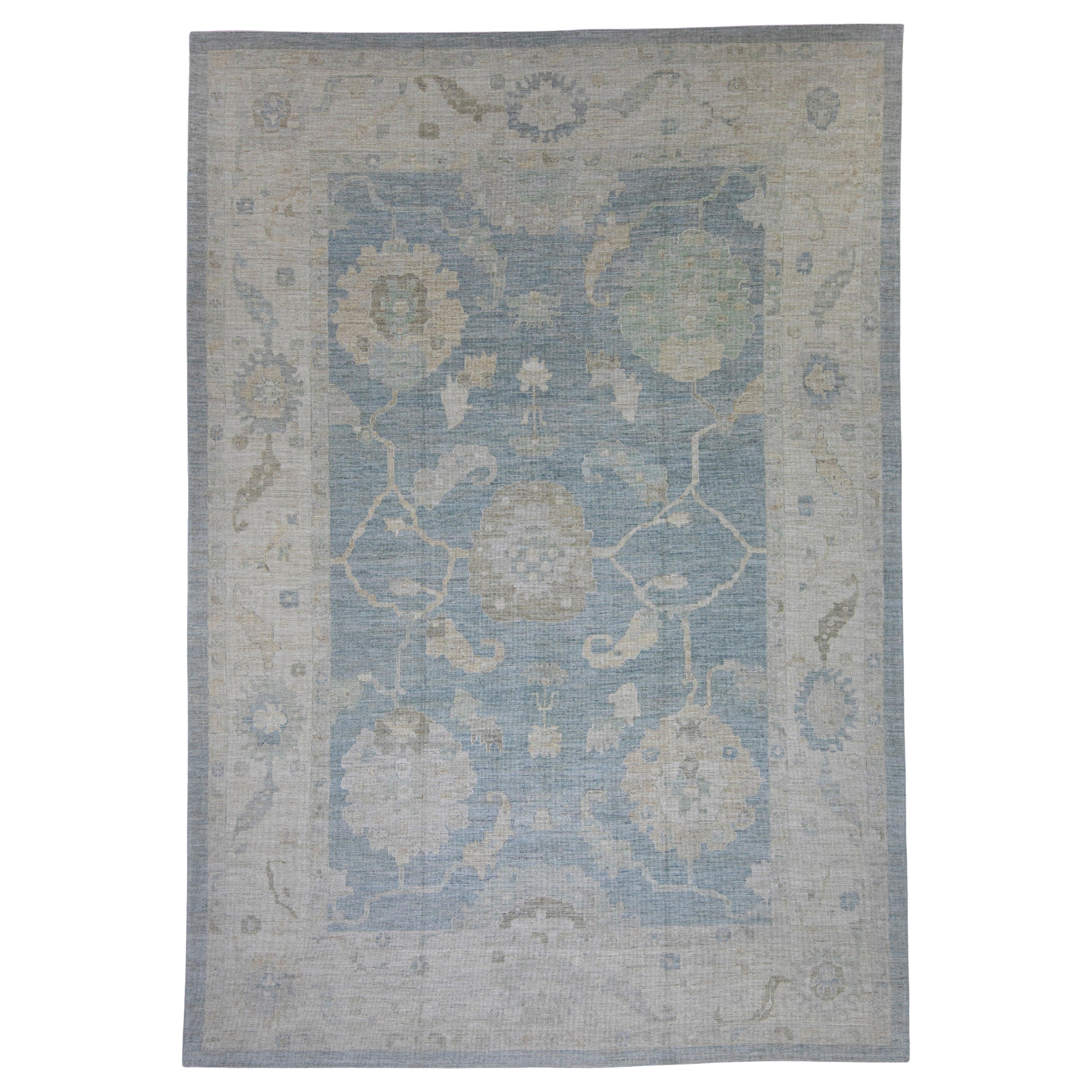 Tappeto Oushak turco 12'4" x 17'6" #16513