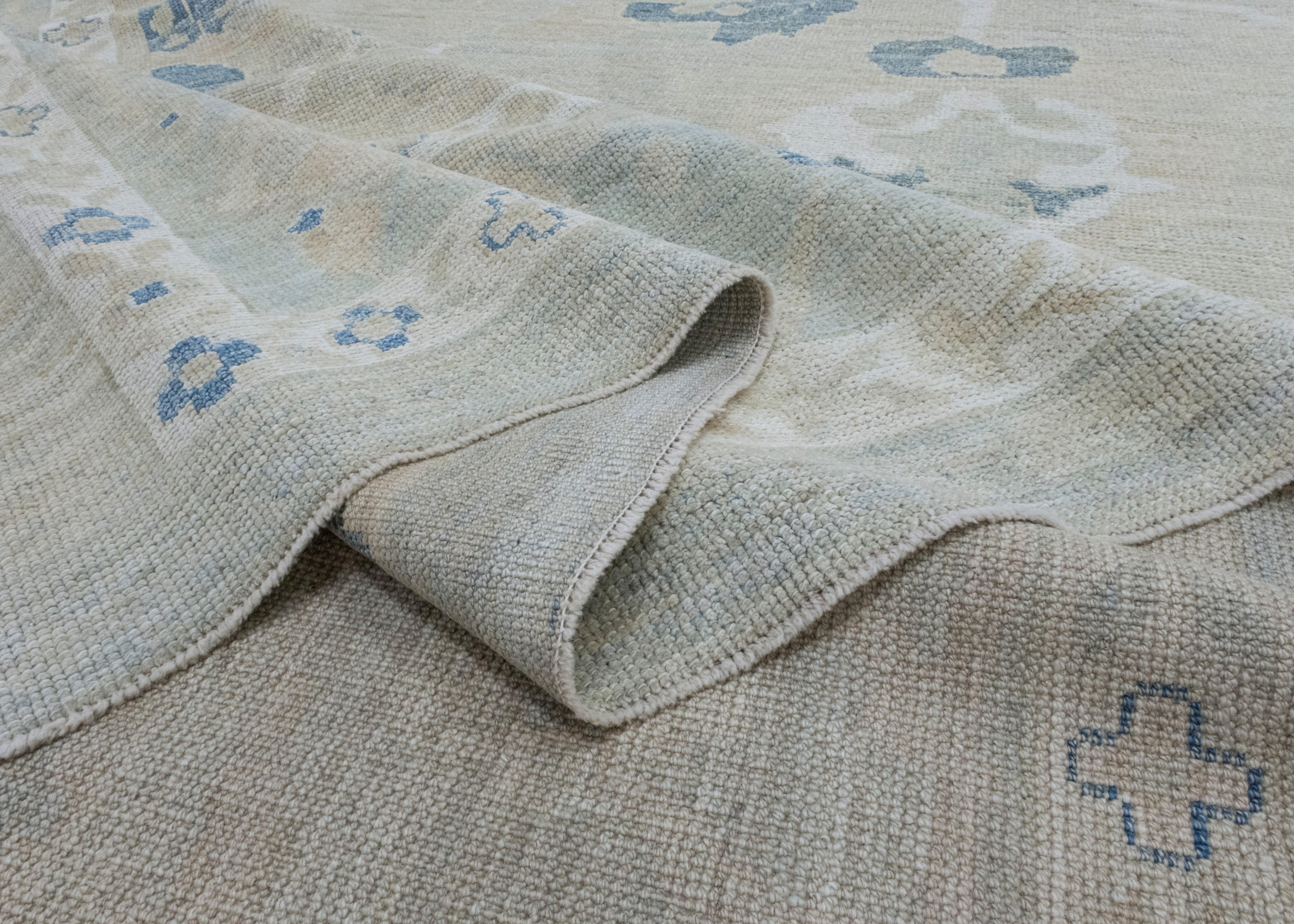 Turkish Oushak Rug 12'5