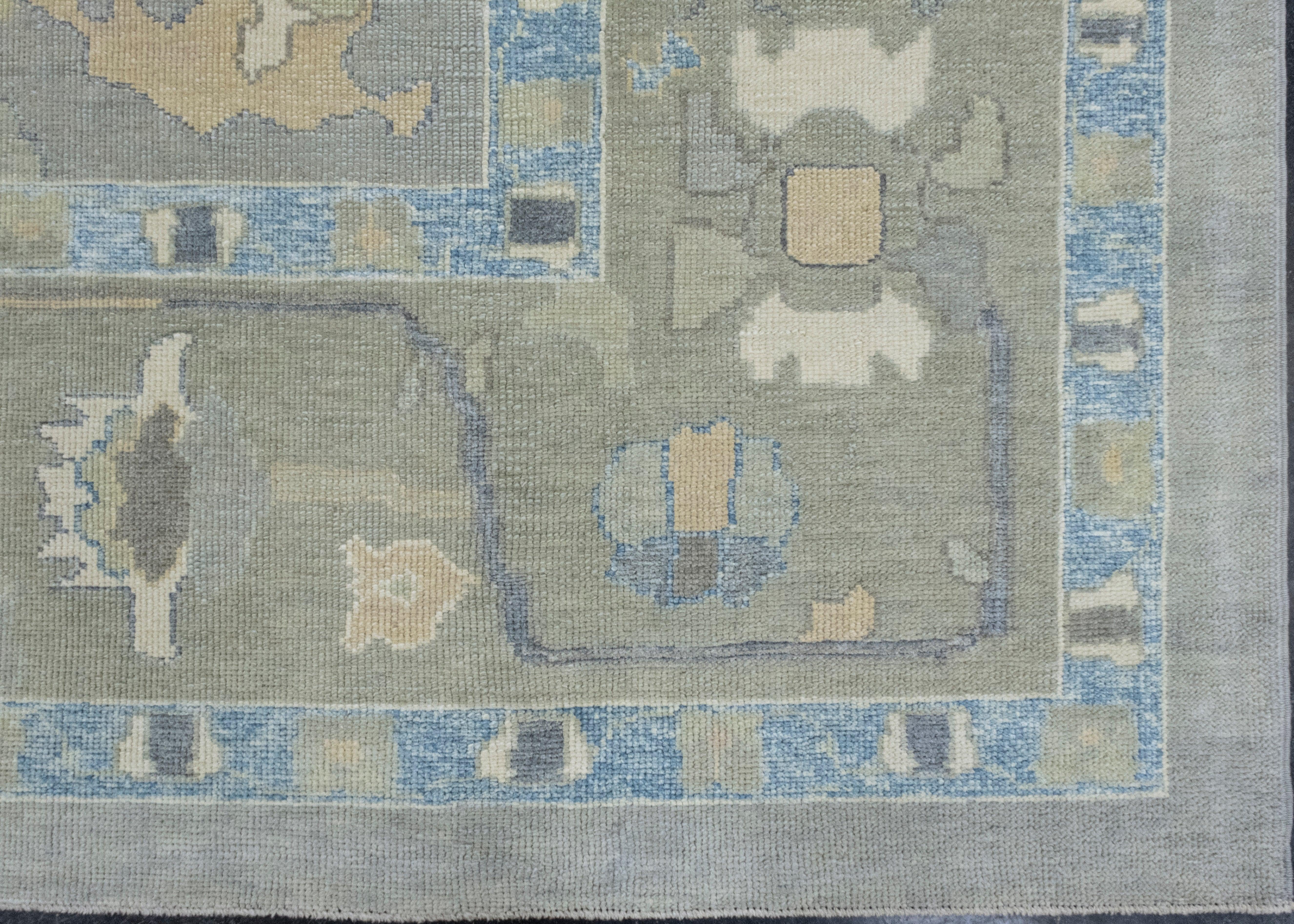 Turkish Oushak Rug 12'6