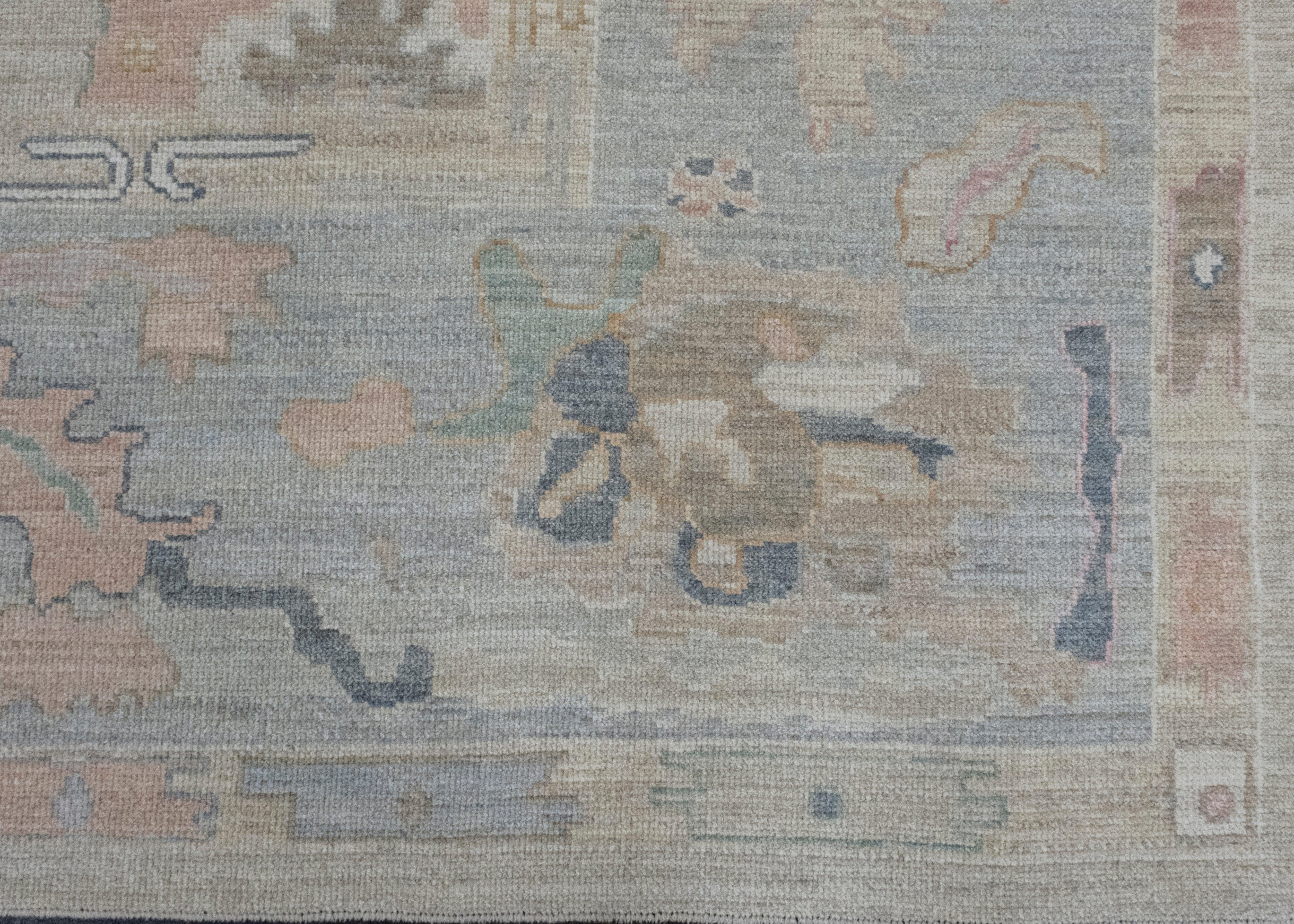 Turkish Oushak Rug 12'6