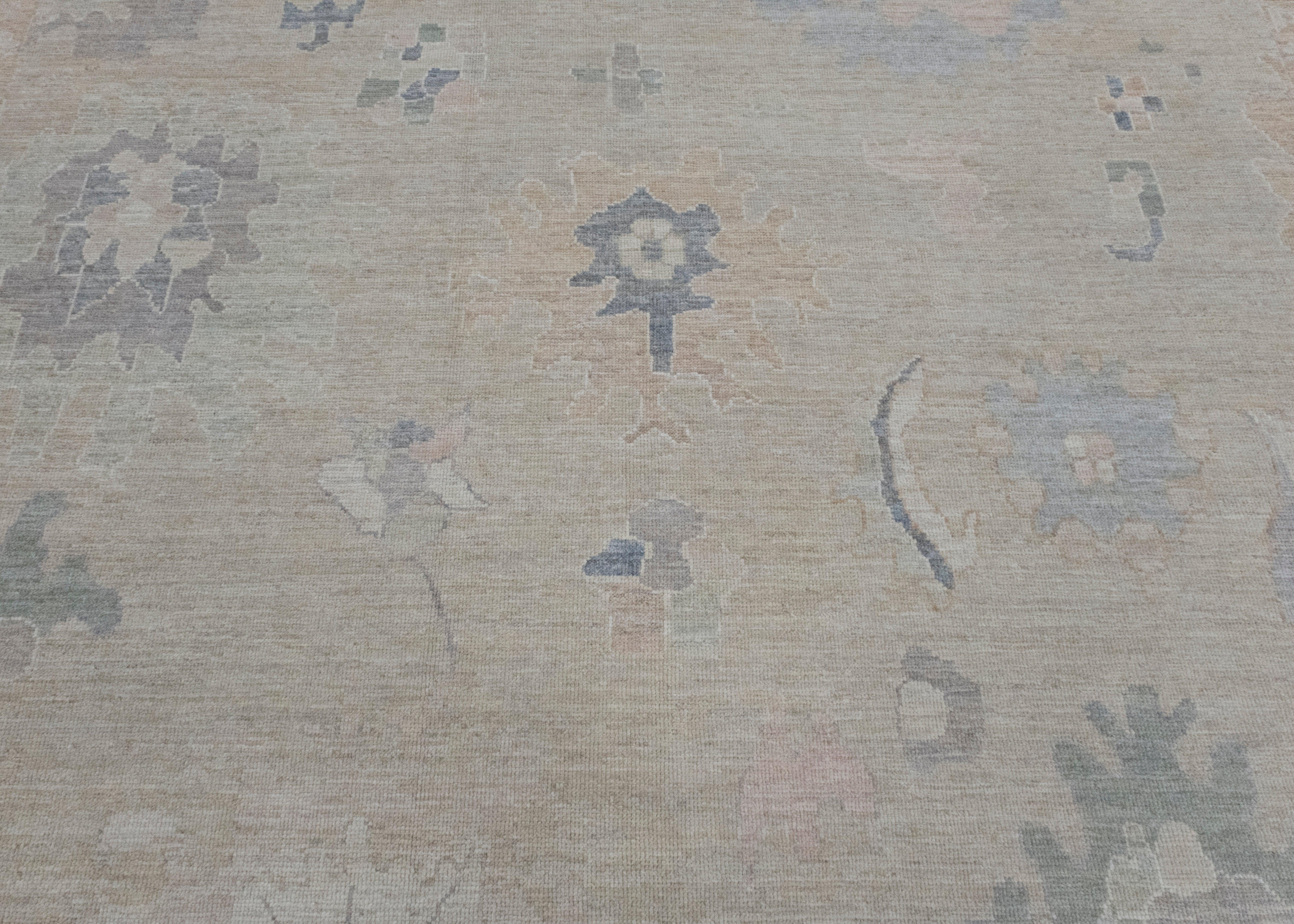 Turkish Oushak Rug 12'7