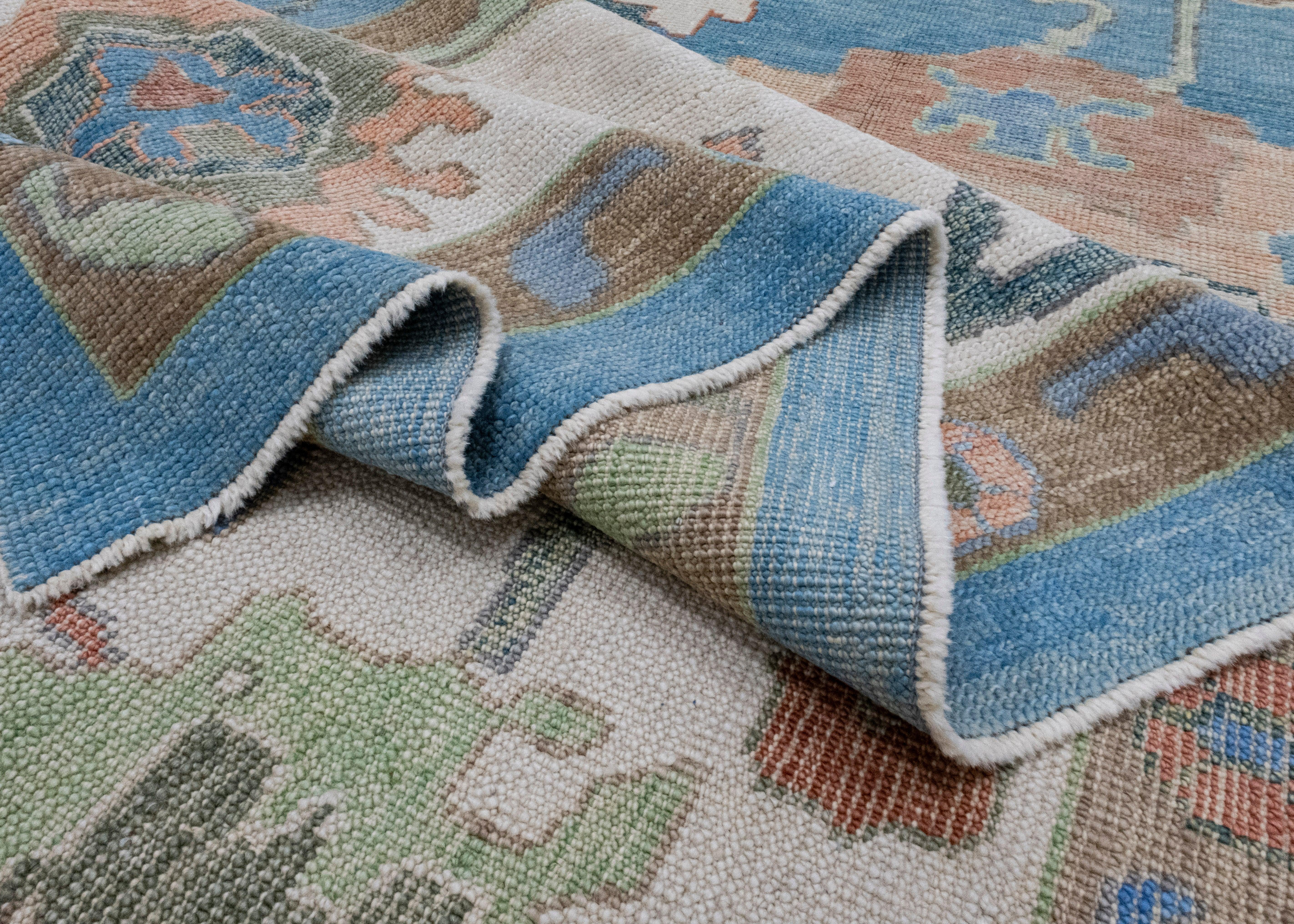 Türkischer Oushak-Teppich 12'8