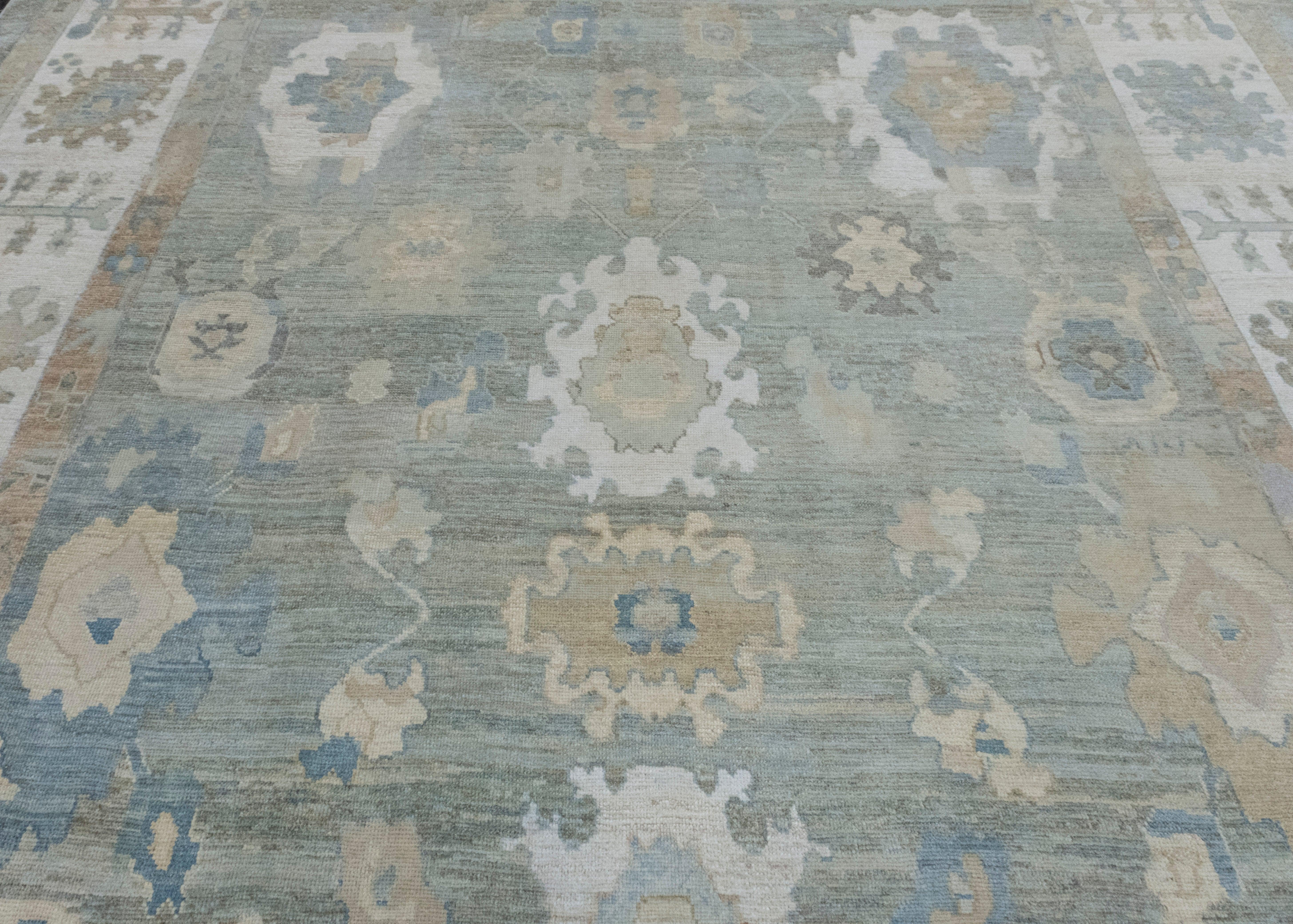 Tapis turc Oushak 12'9