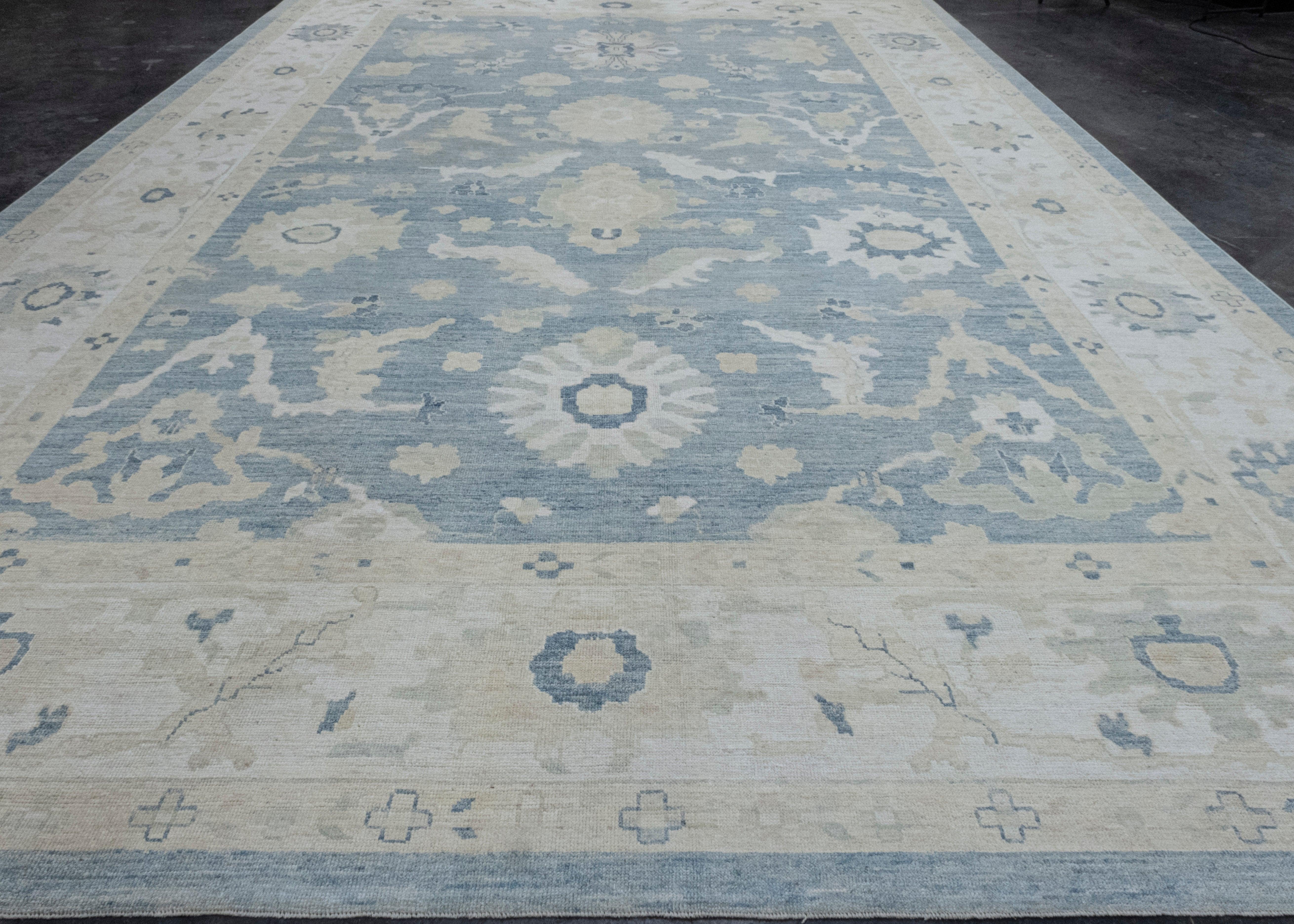 Turkish Oushak Rug 13' x 20'8