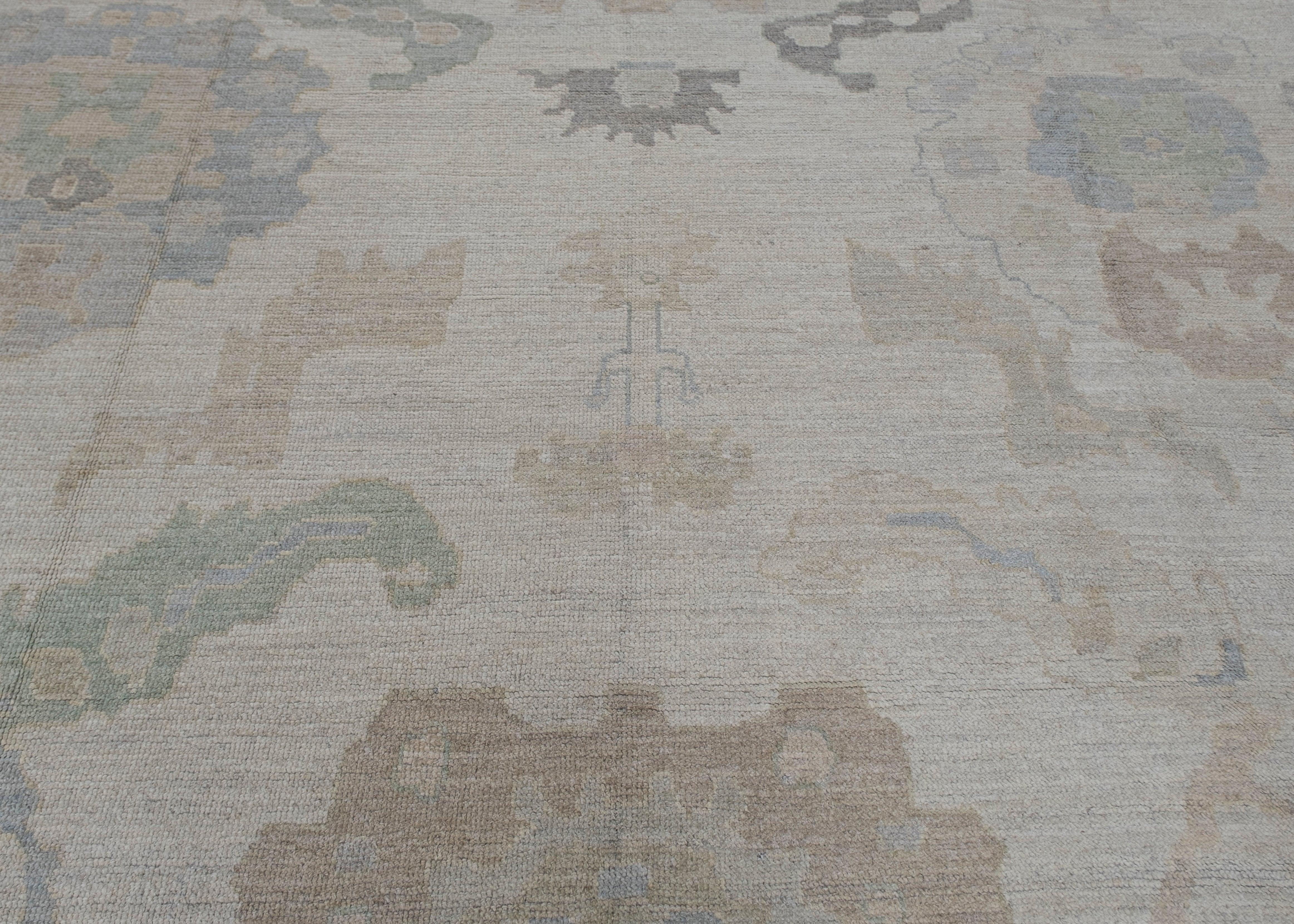 Turkish Oushak Rug 13'1