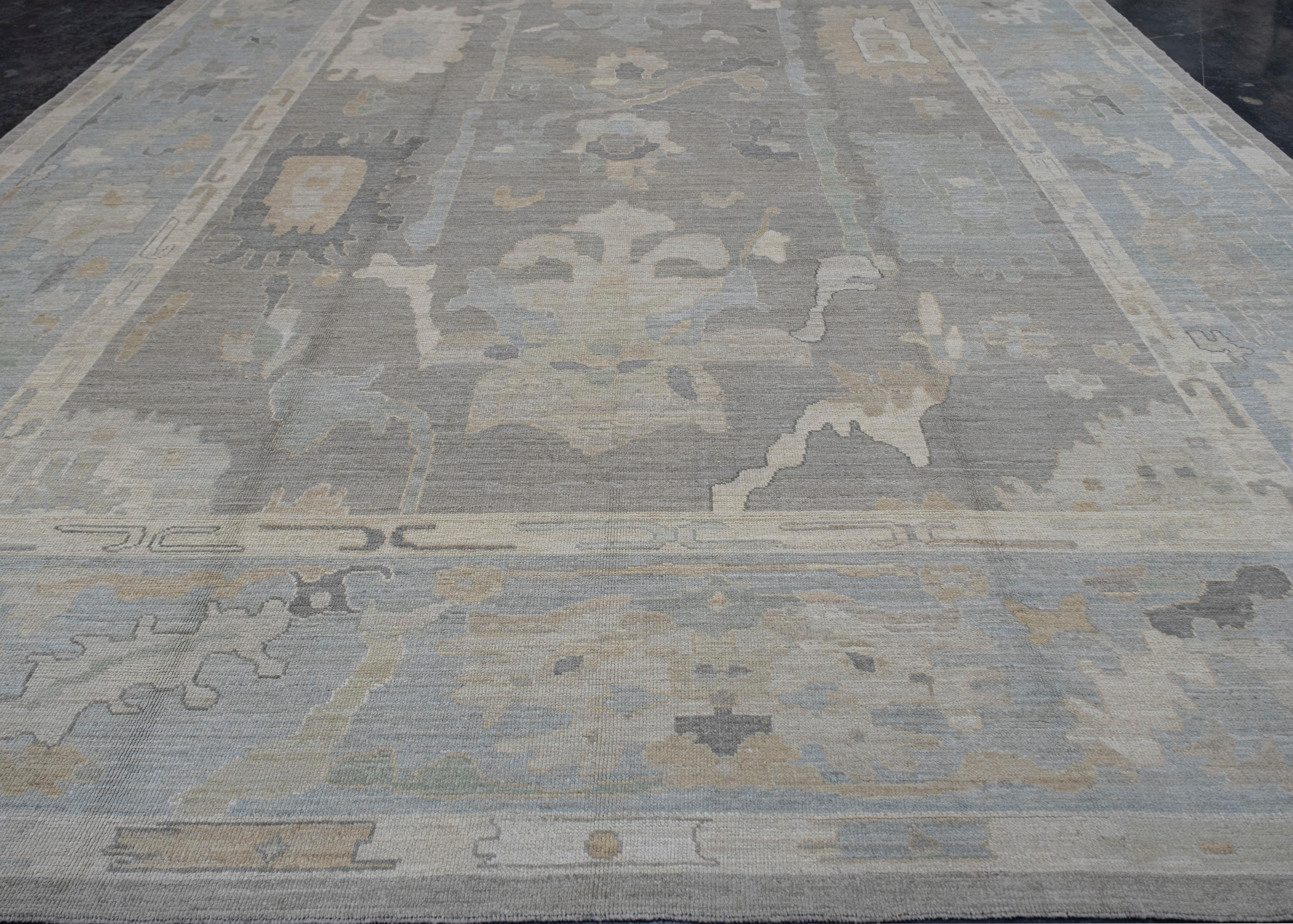 Tapis turc Oushak 13'1