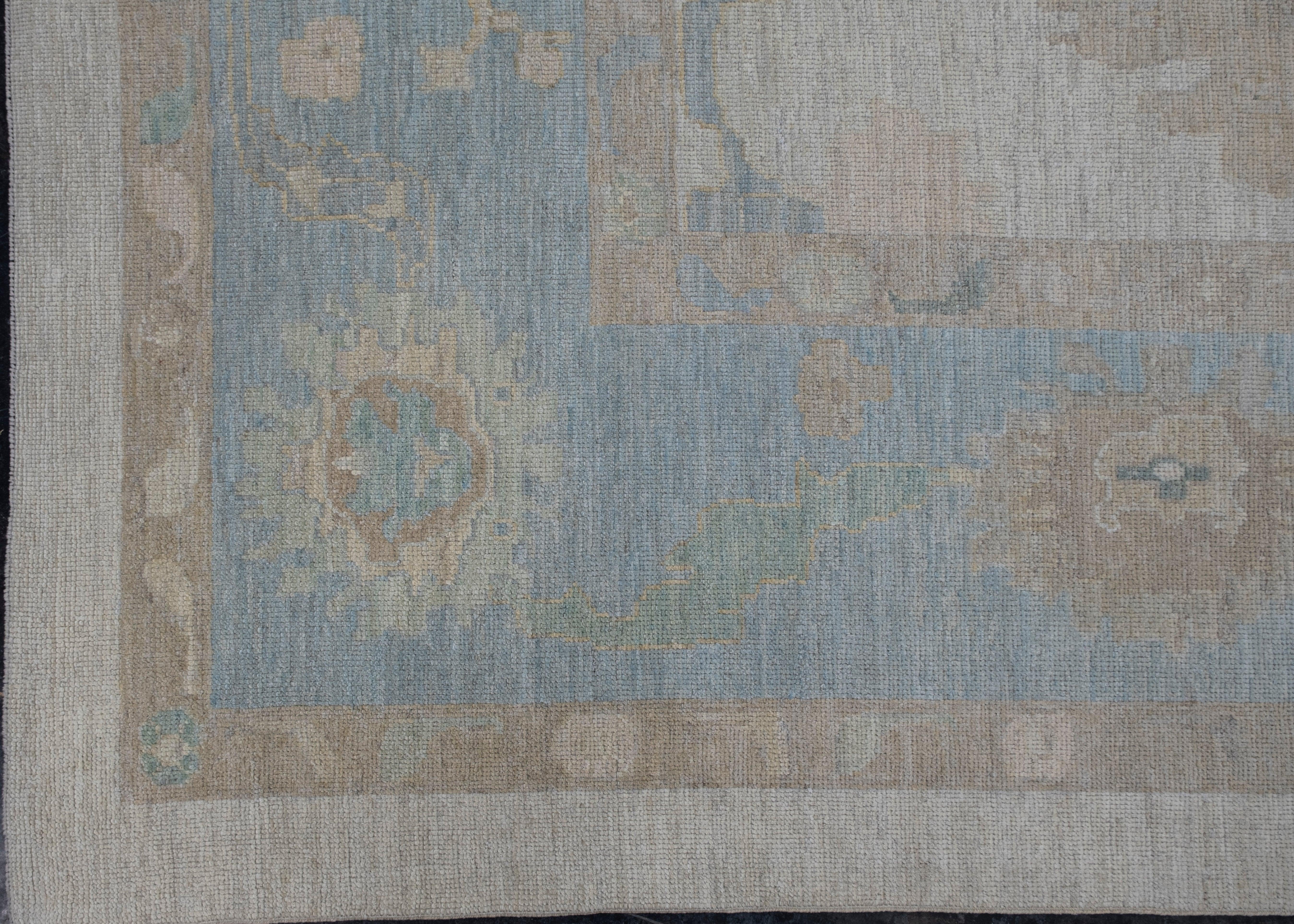 Turkish Oushak Rug 13'10