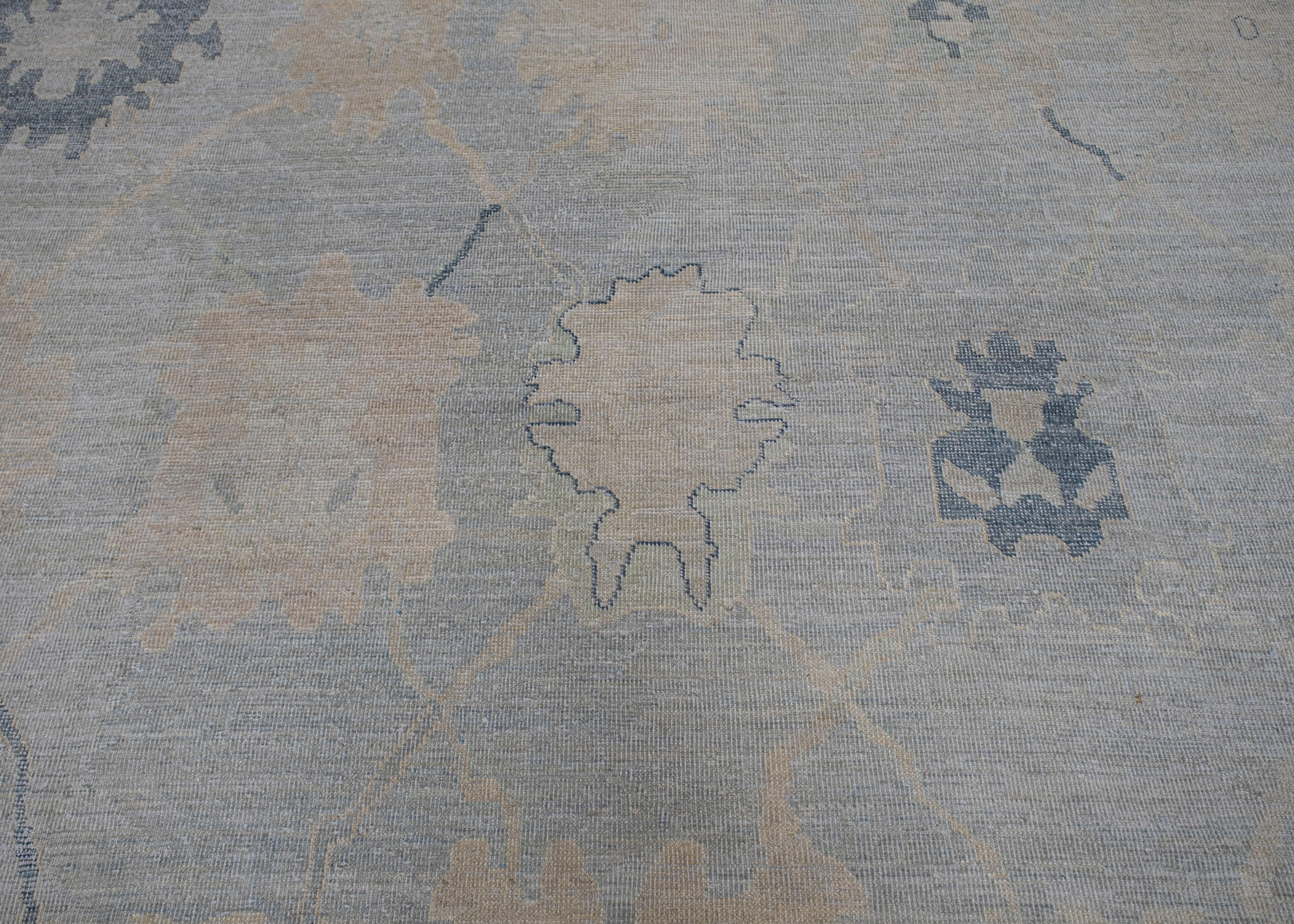 Turkish Oushak Rug 13'11