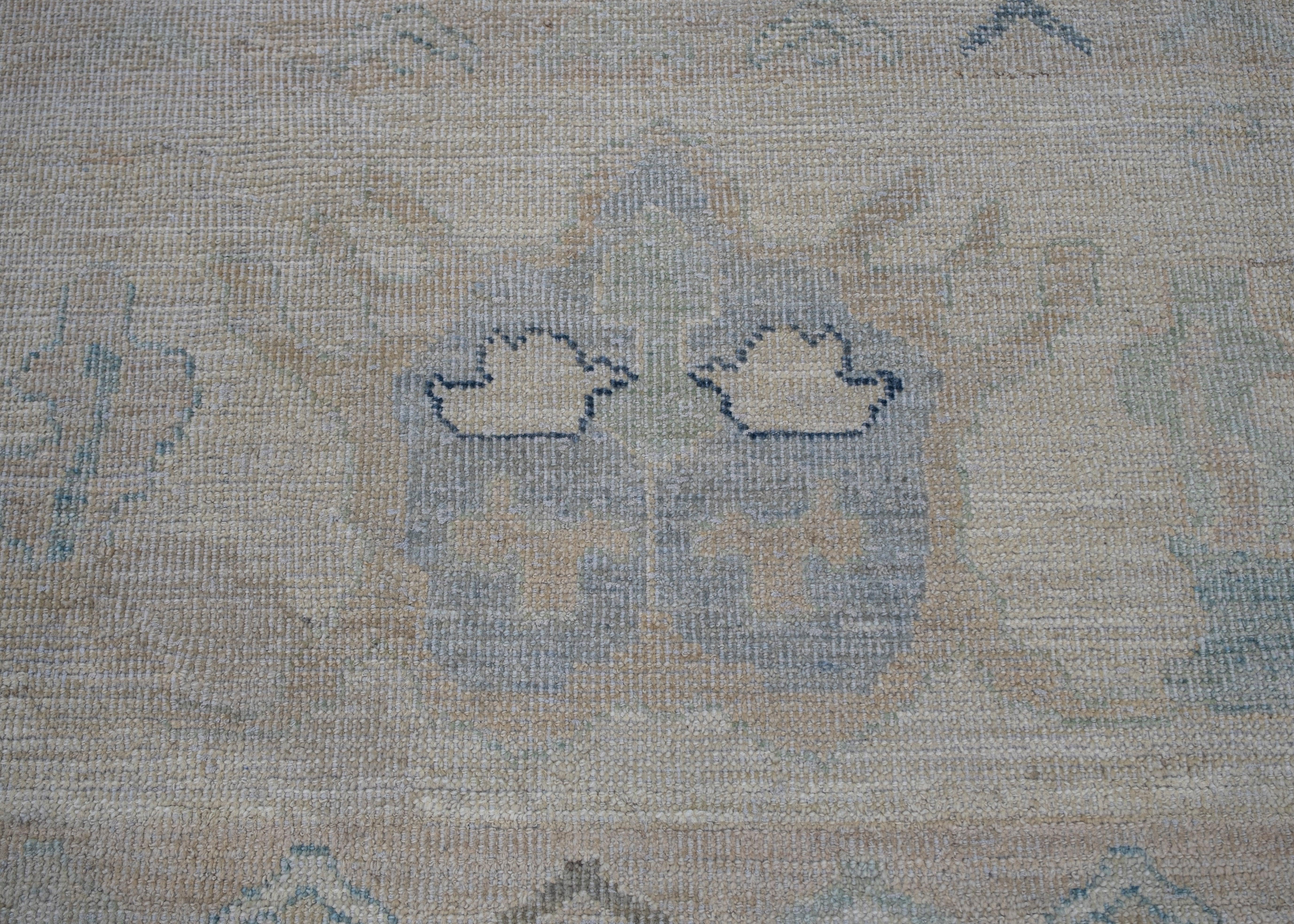 Contemporary Turkish Oushak Rug 13'11
