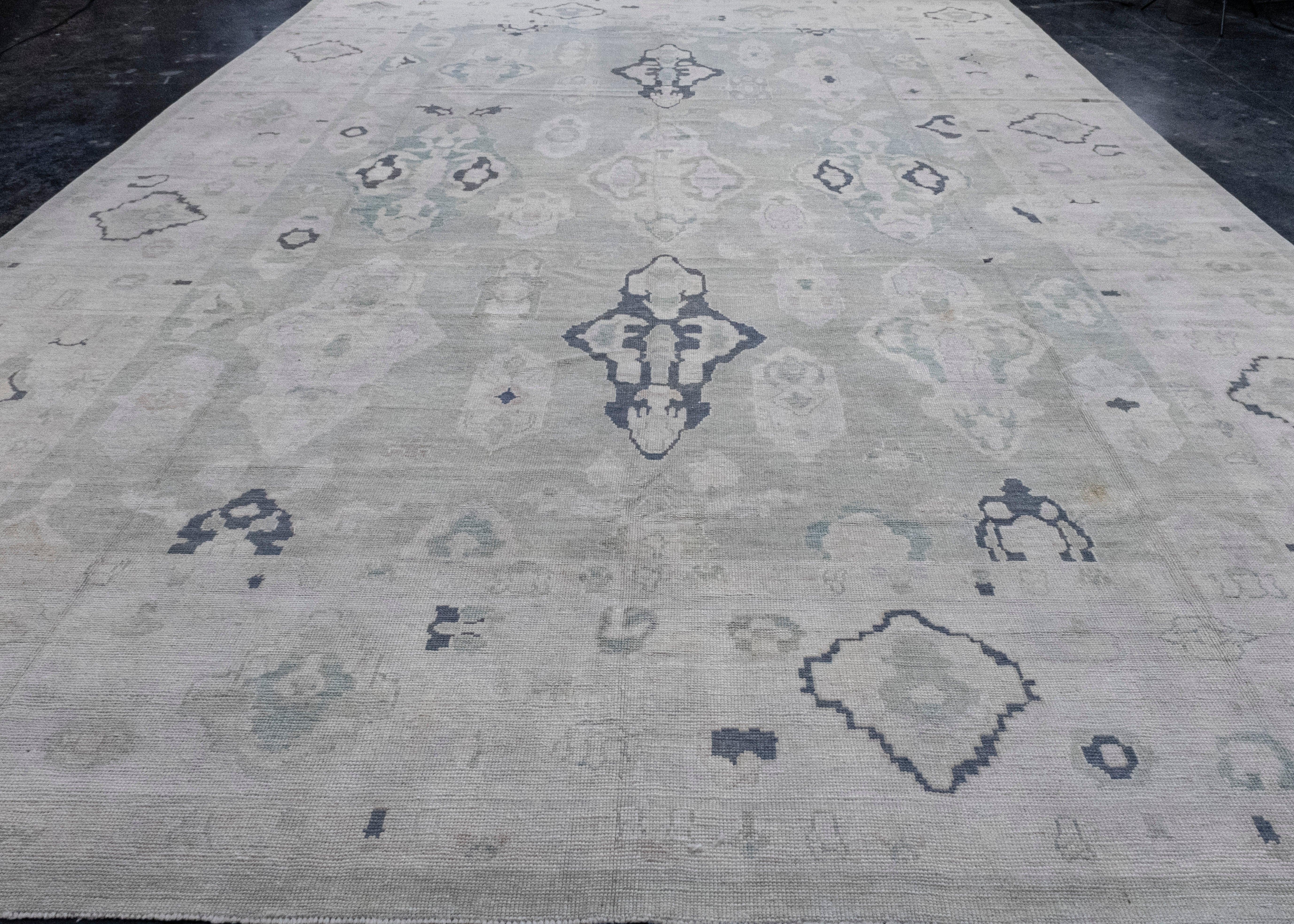 Turkish Oushak Rug 13'3