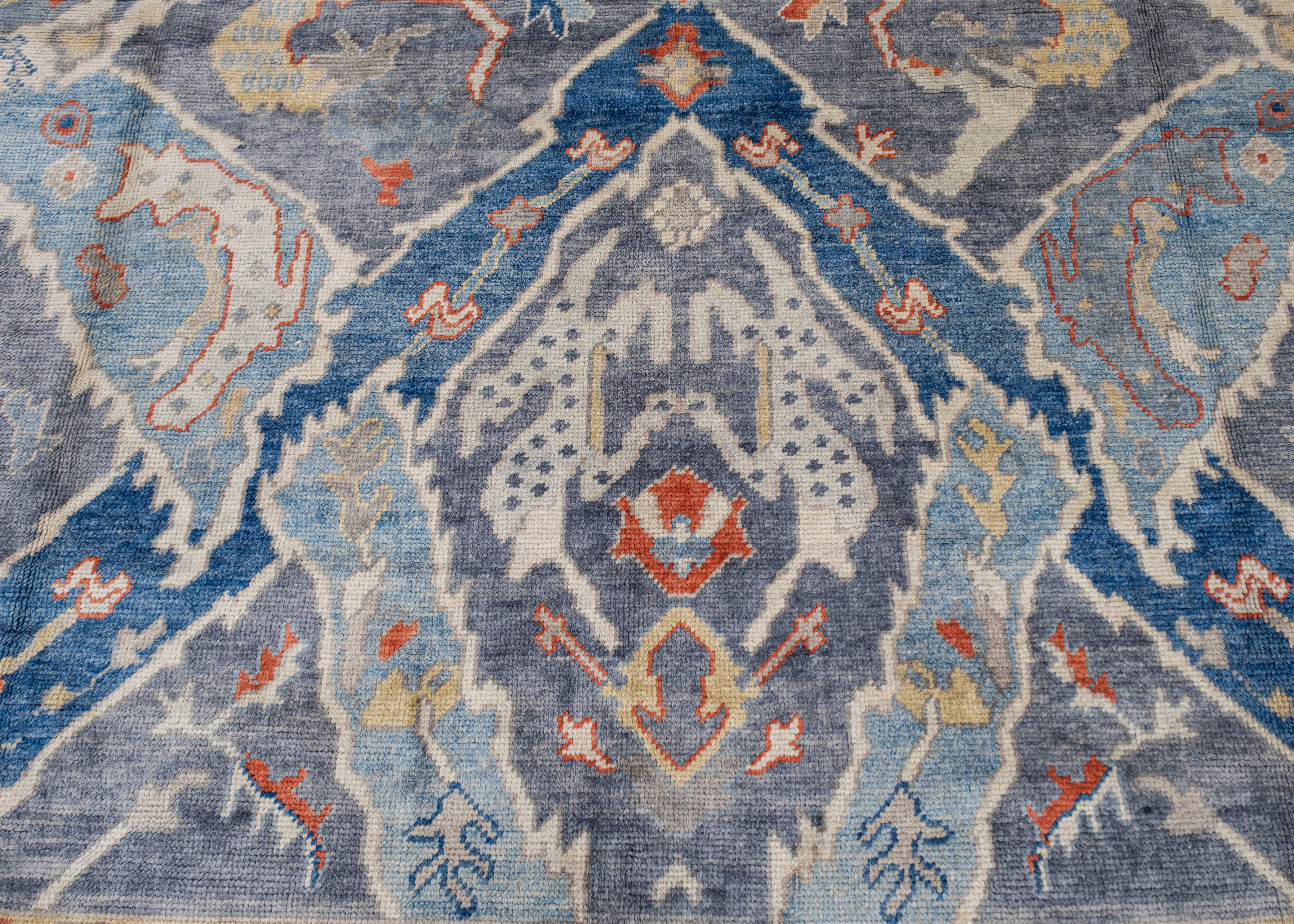 Tapis turc Oushak 13'4