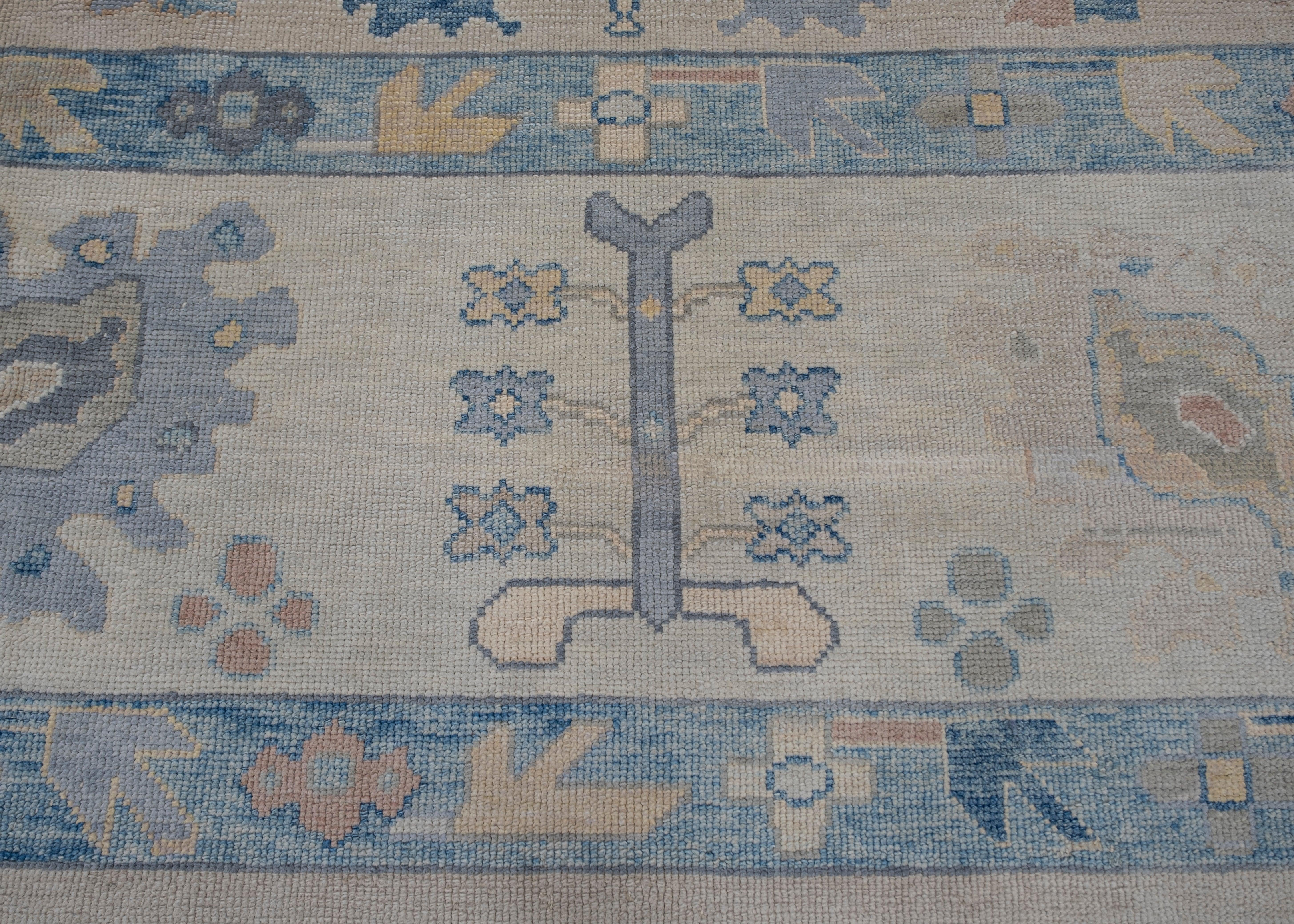 Turkish Oushak Rug 13'7