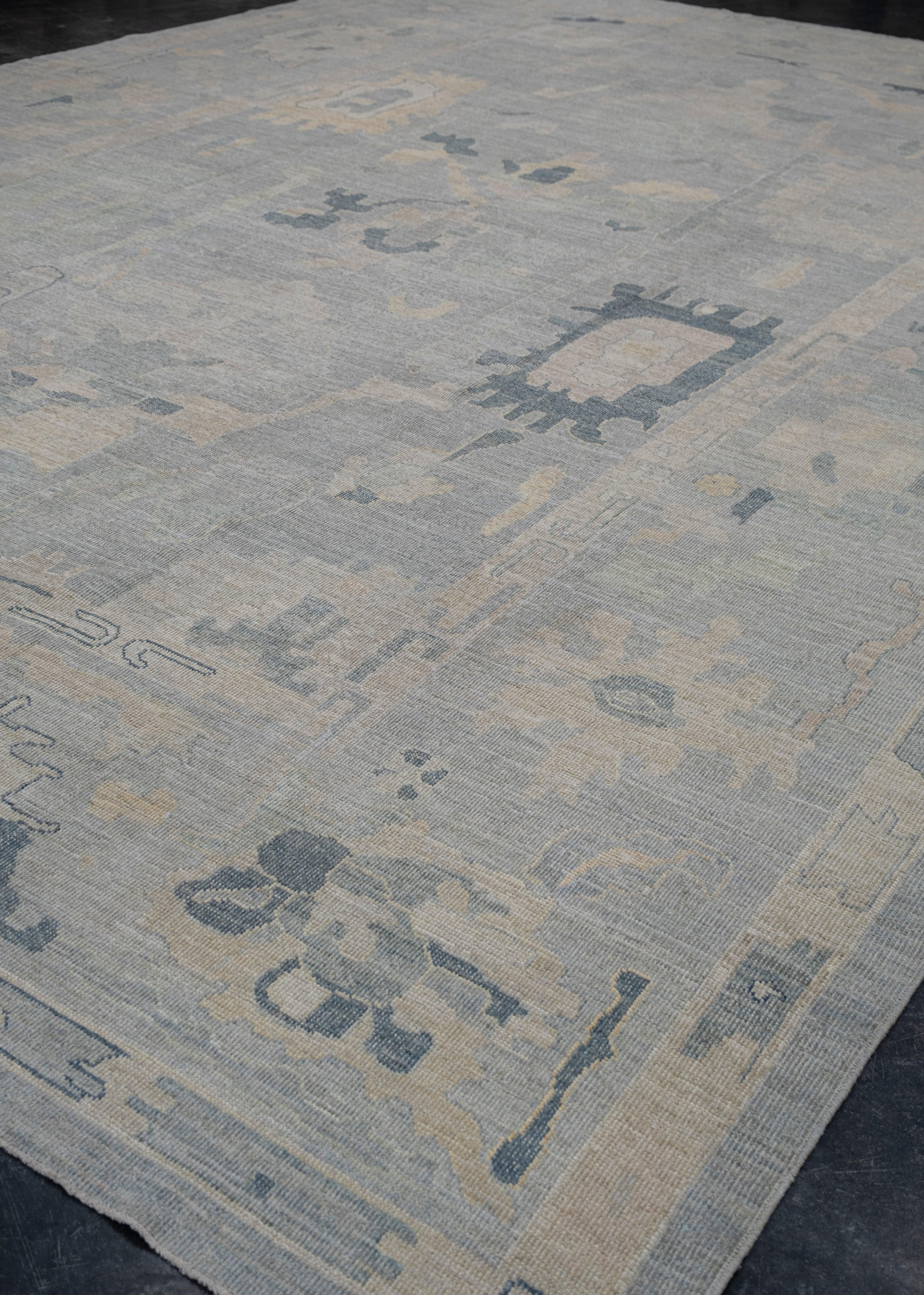 Turkish Oushak Rug 14' x 19'9
