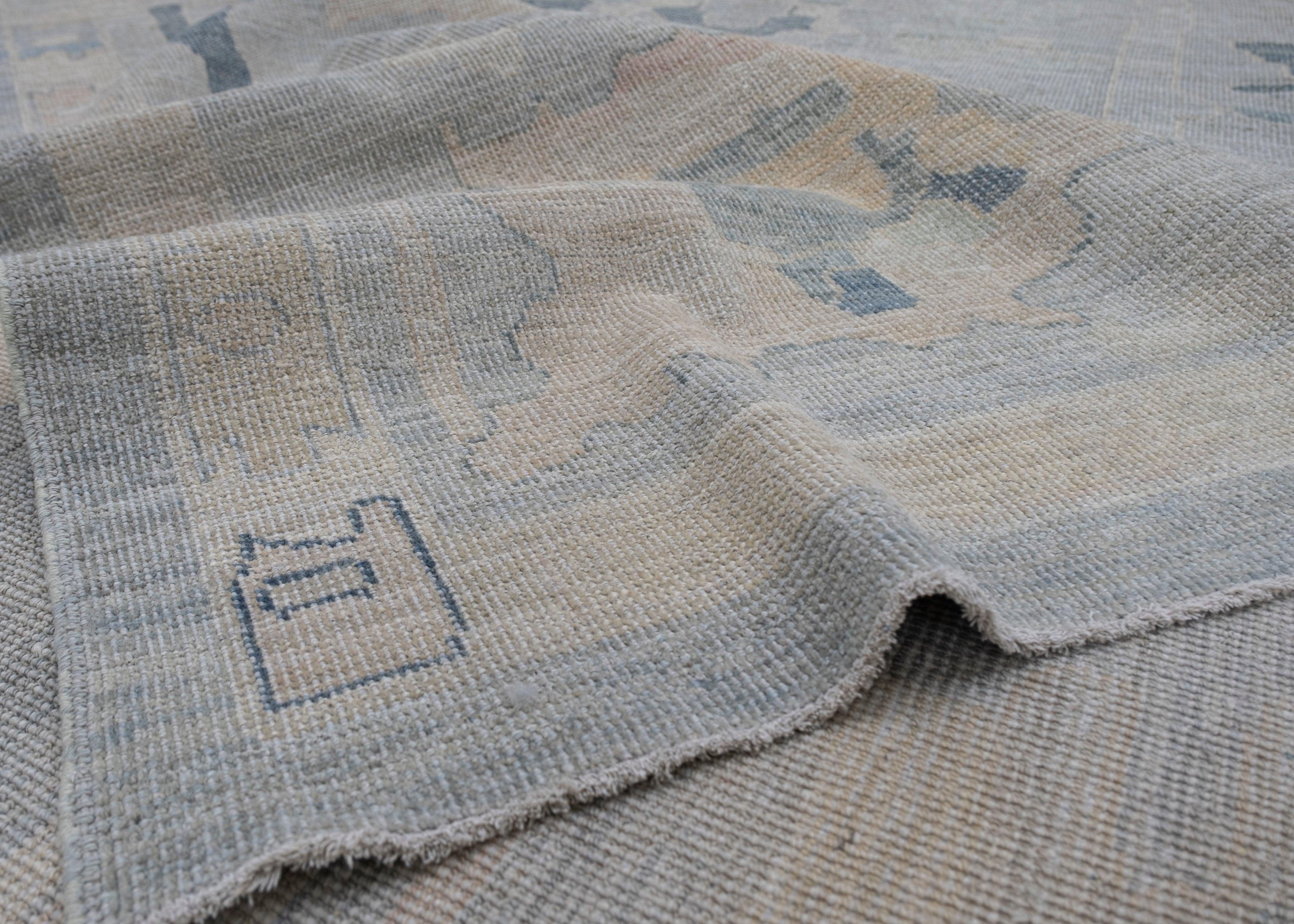 Contemporary Turkish Oushak Rug 14' x 19'9