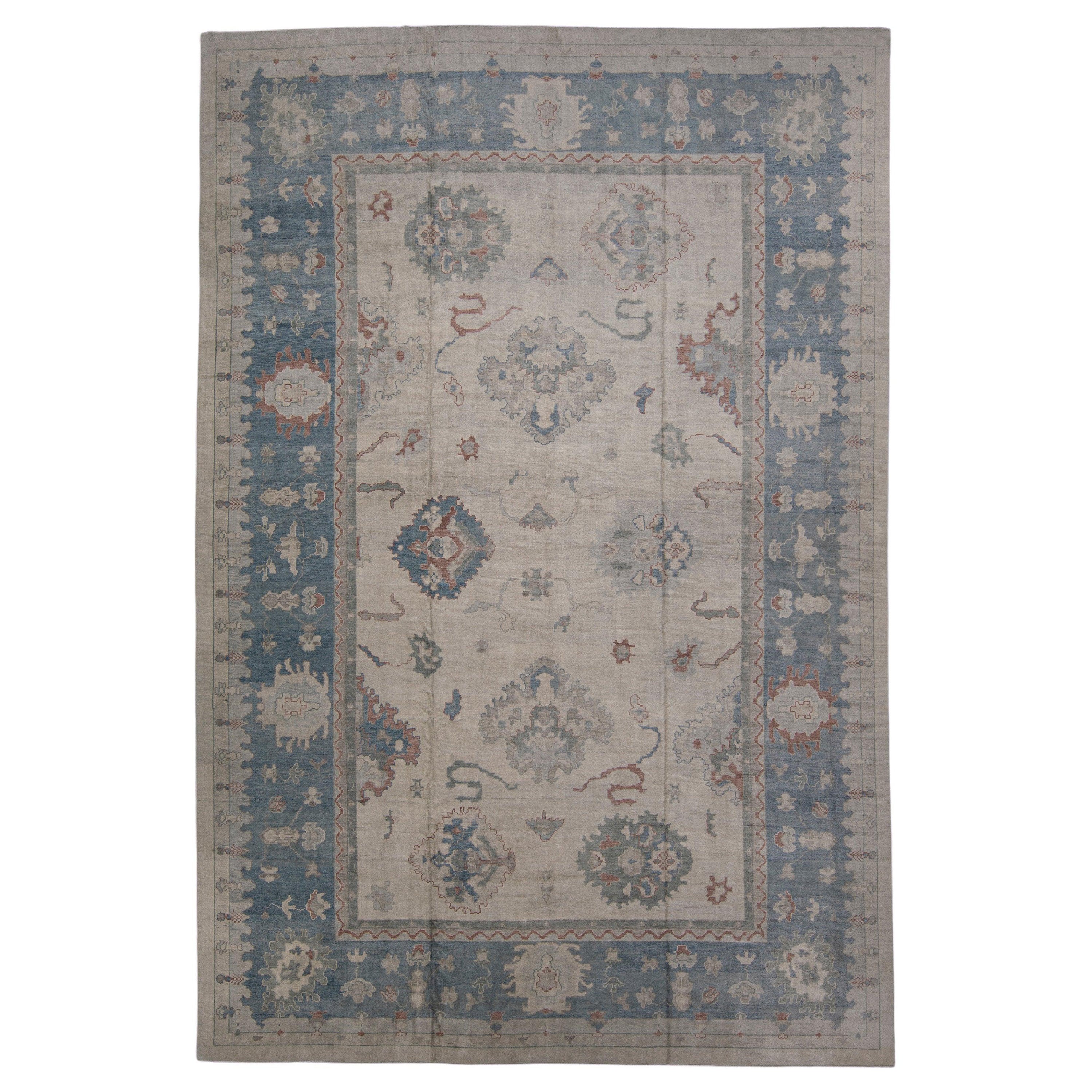 Tapis turc Oushak 14' x 20'10" n°HS-1006