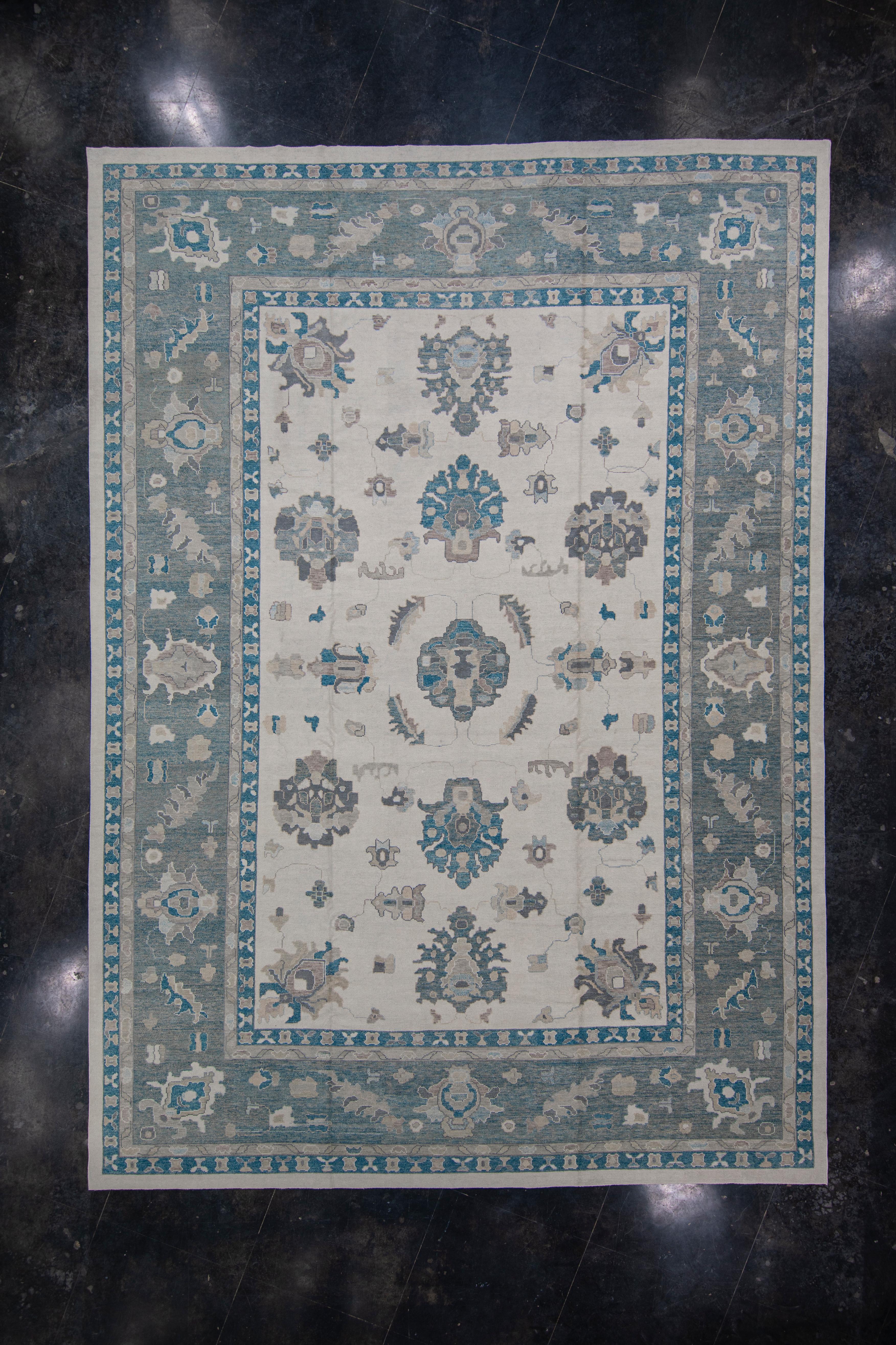 Türkischer Oushak-Teppich 14'2