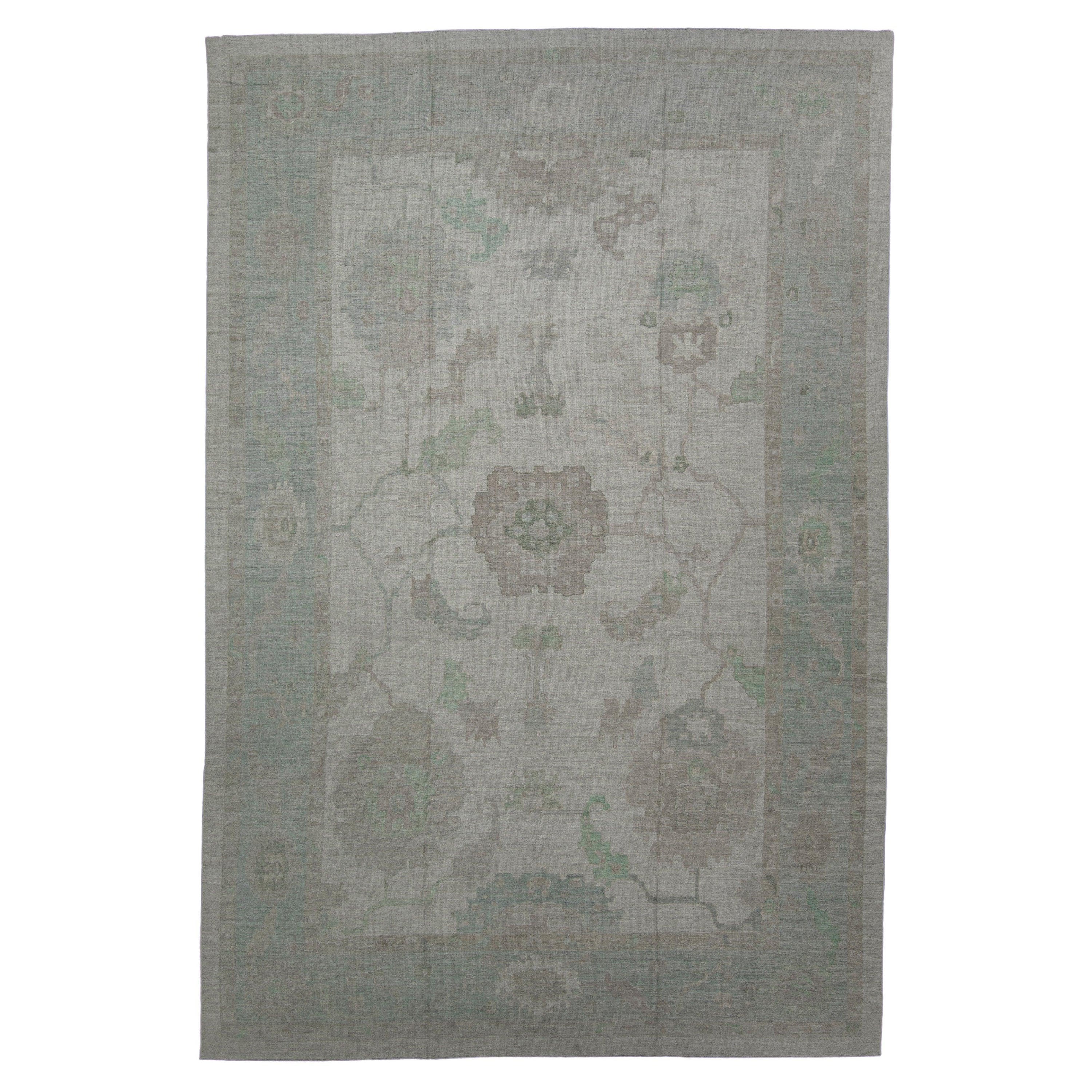 Turkish Oushak Rug 14'3" x 21'3" #11401 For Sale