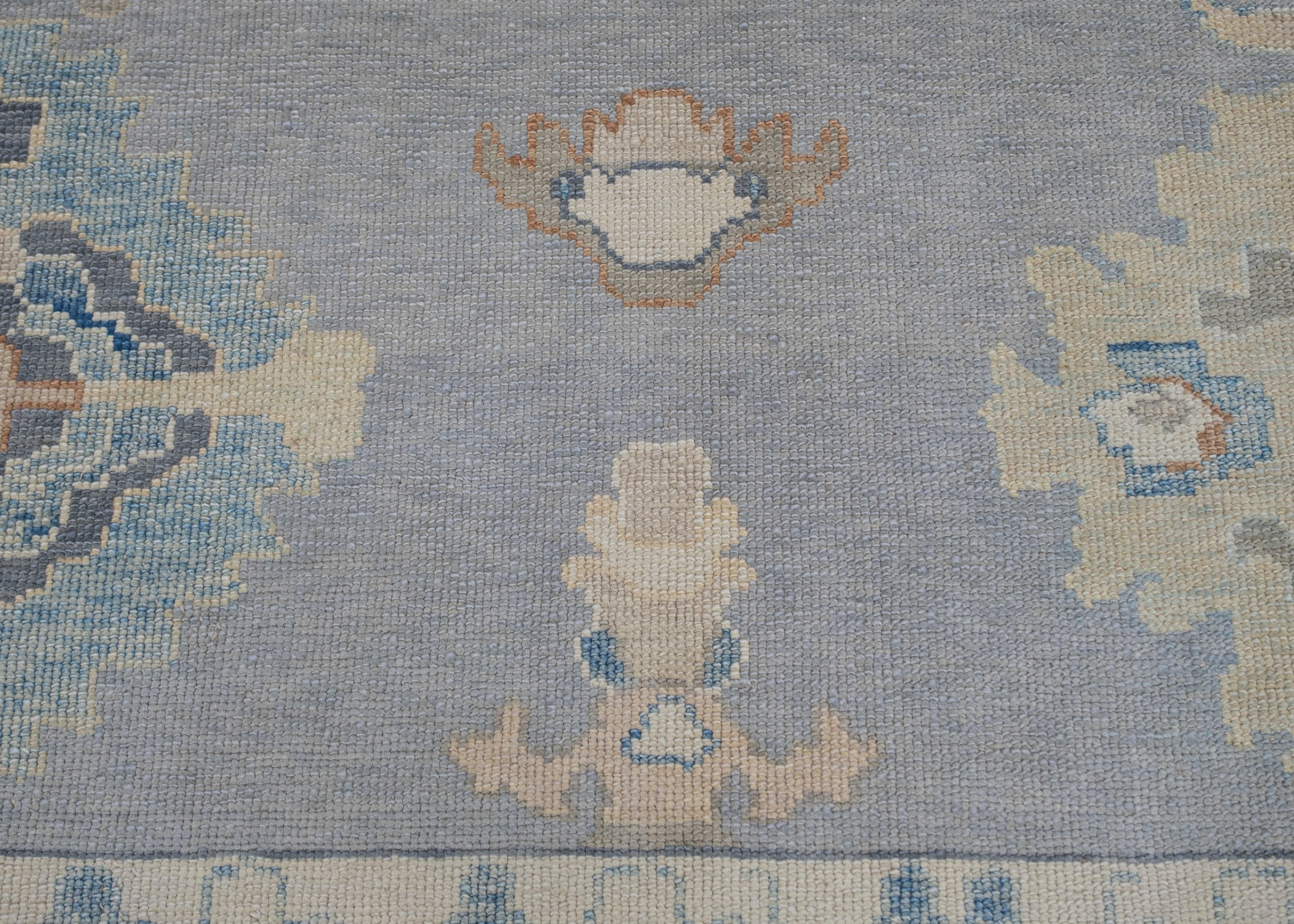 Contemporary Turkish Oushak Rug 14'4