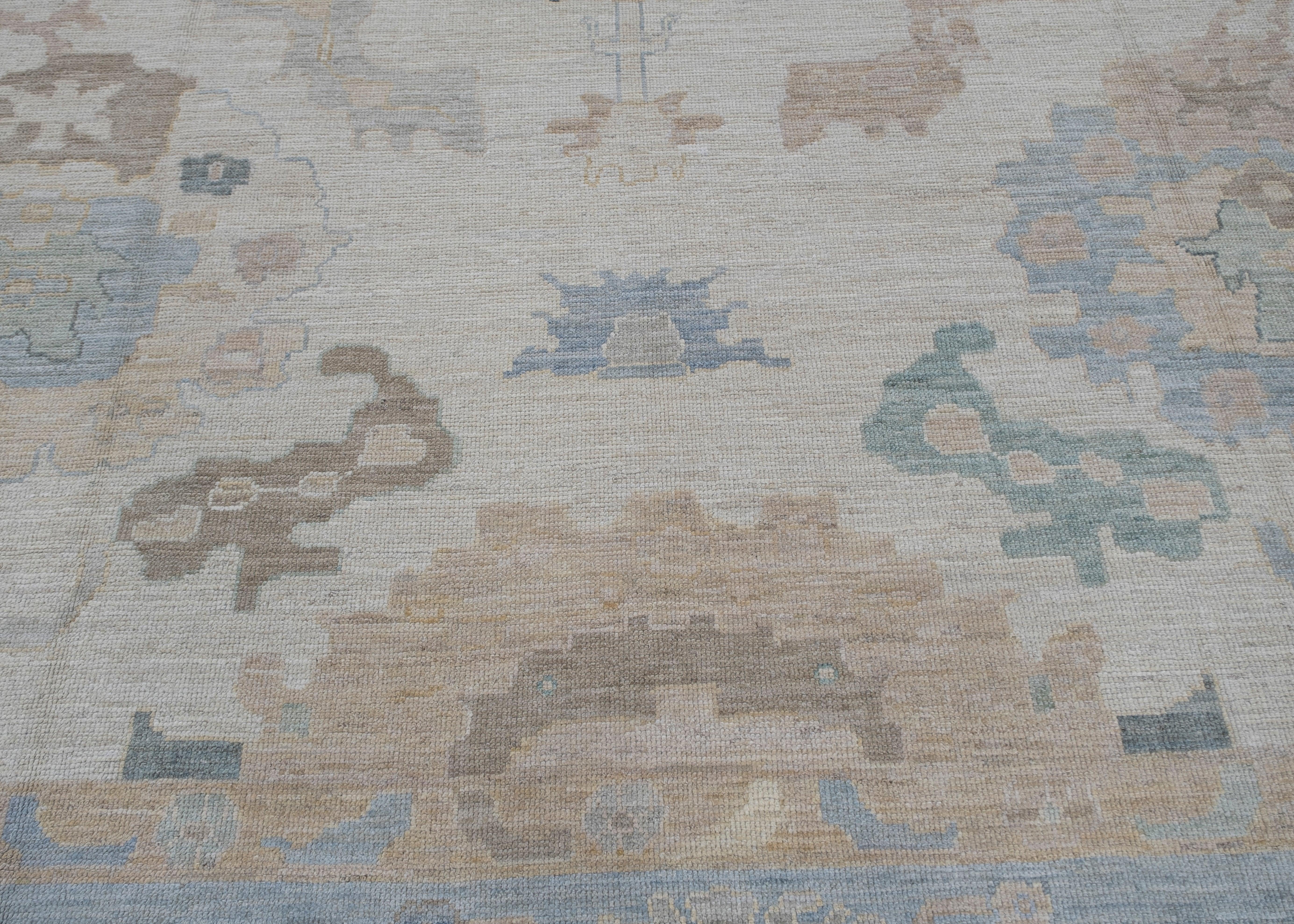 Turkish Oushak Rug 14'5