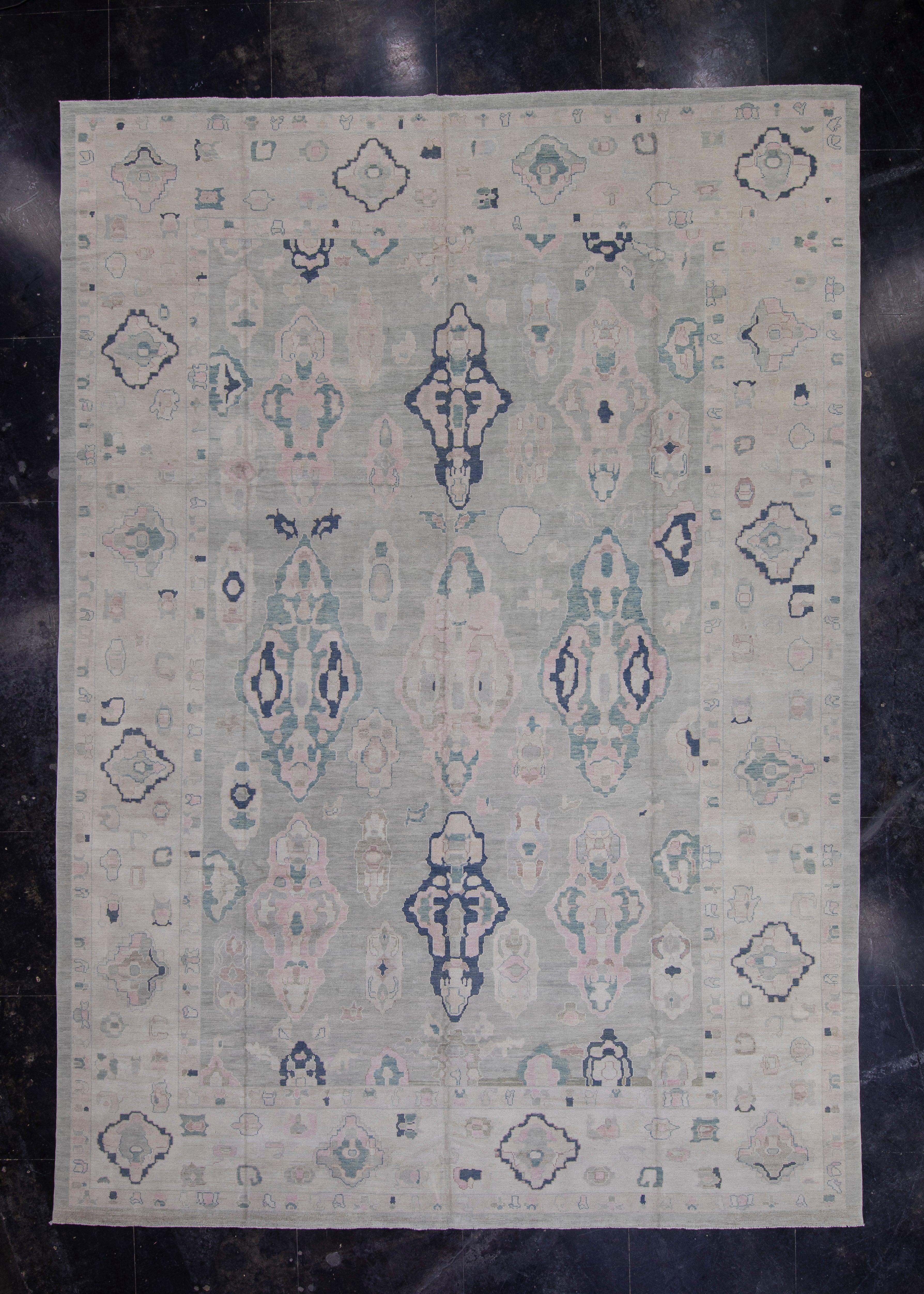 Turkish Oushak Rug 14'6