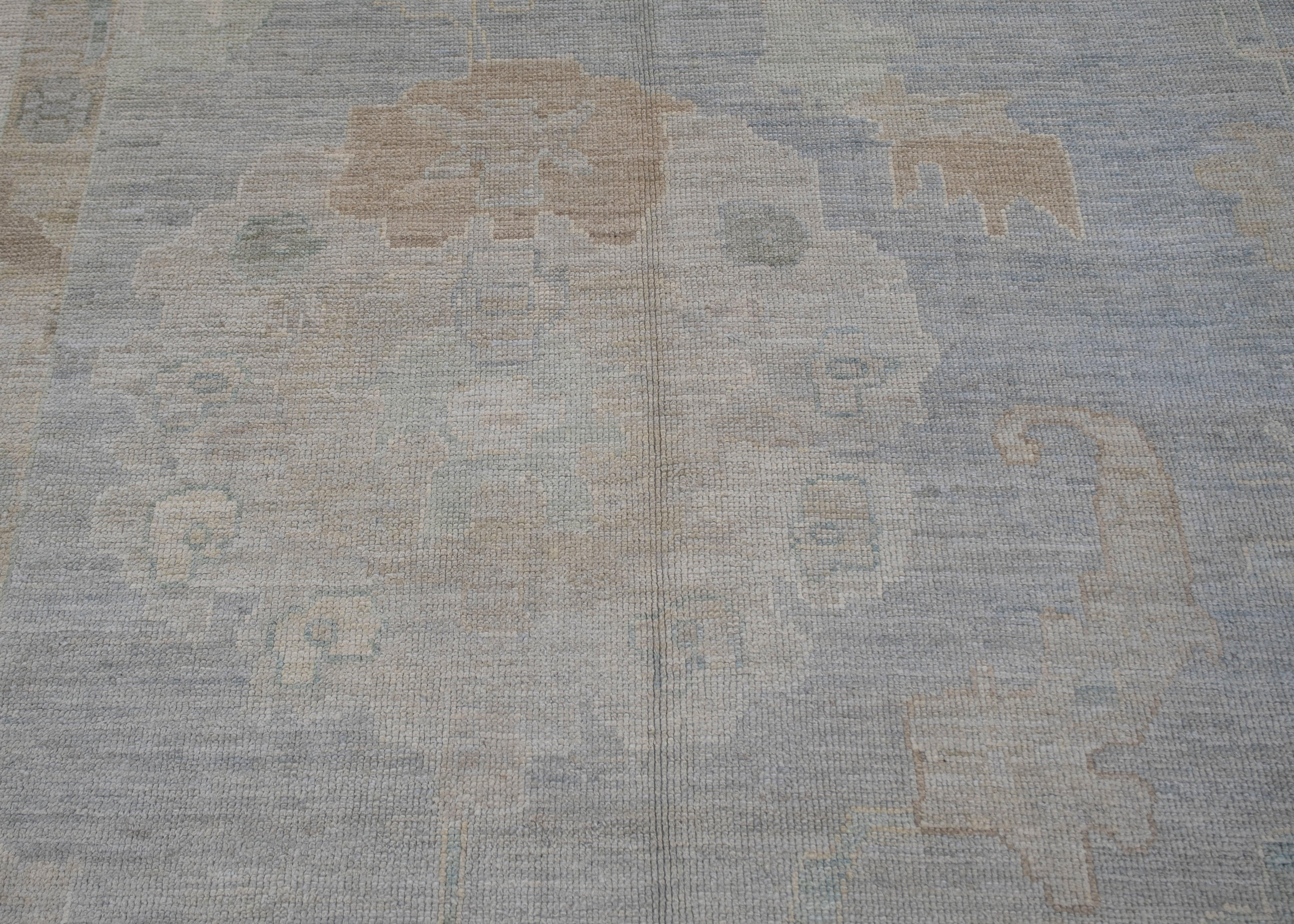 Contemporary Turkish Oushak Rug 14'7