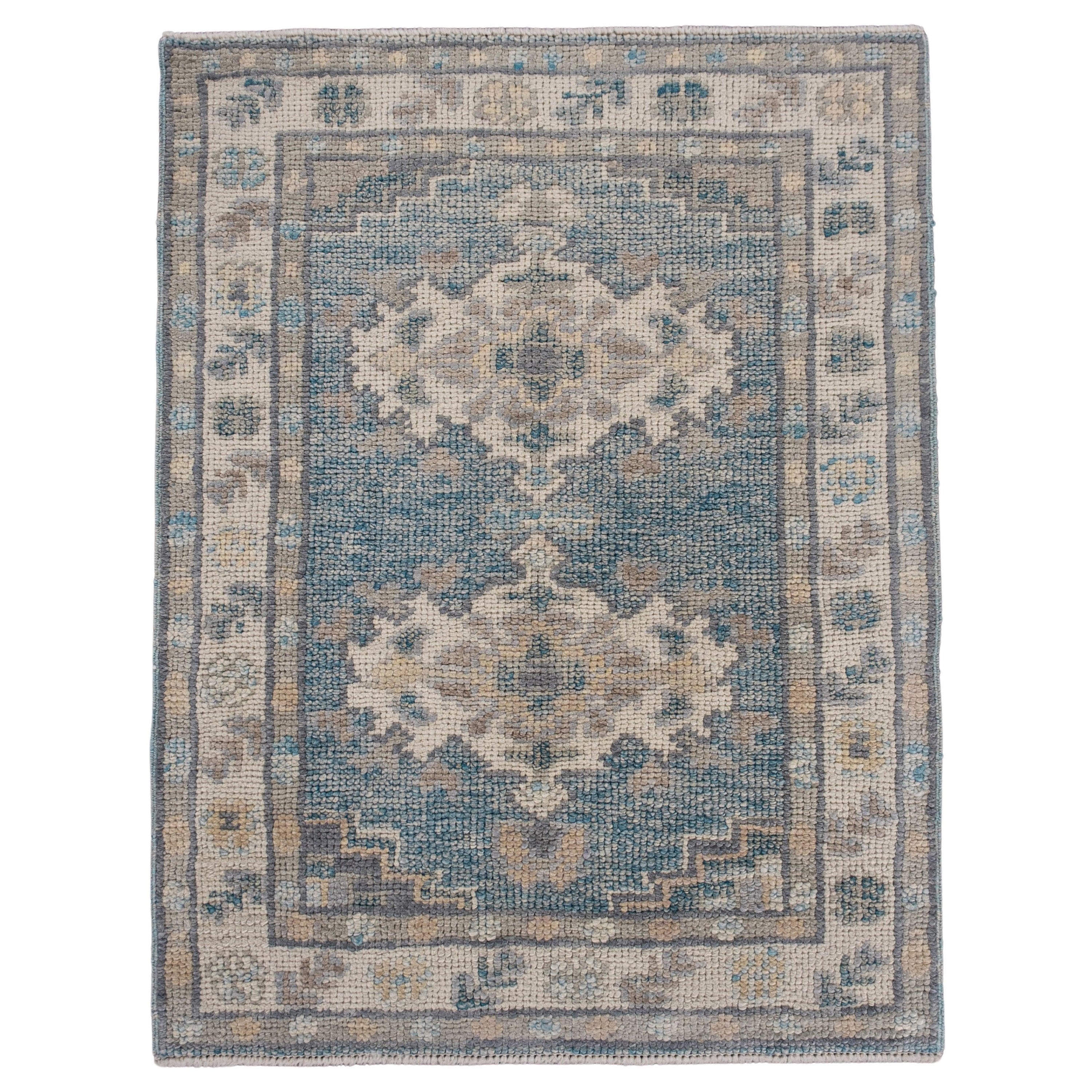 Alfombra turca Oushak 2'1" x 2'8" #11503