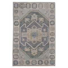 Alfombra turca Oushak 2'1" x 3'1" #11842