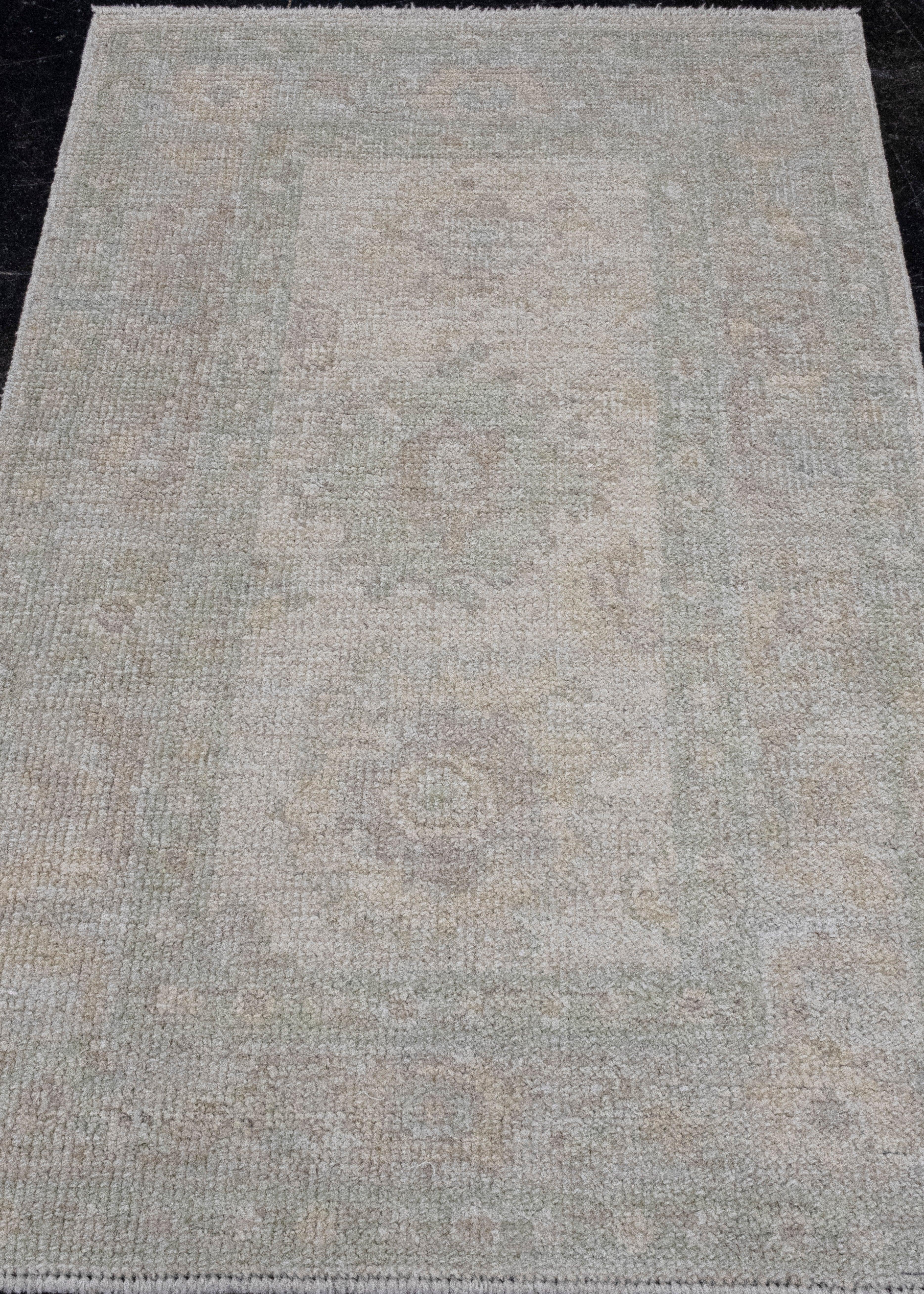 Turkish Oushak Rug 2'1