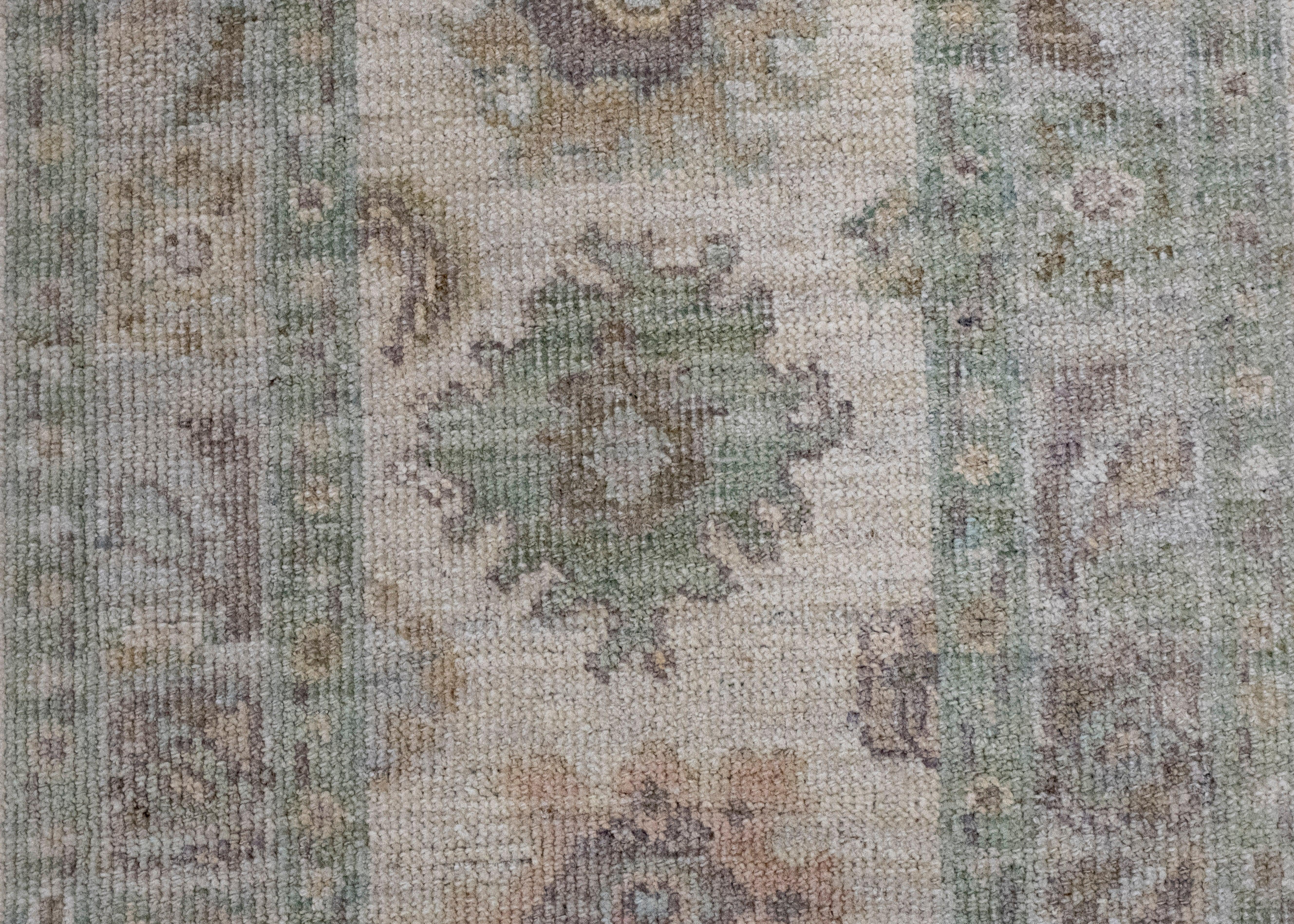 Contemporary Turkish Oushak Rug 2'1