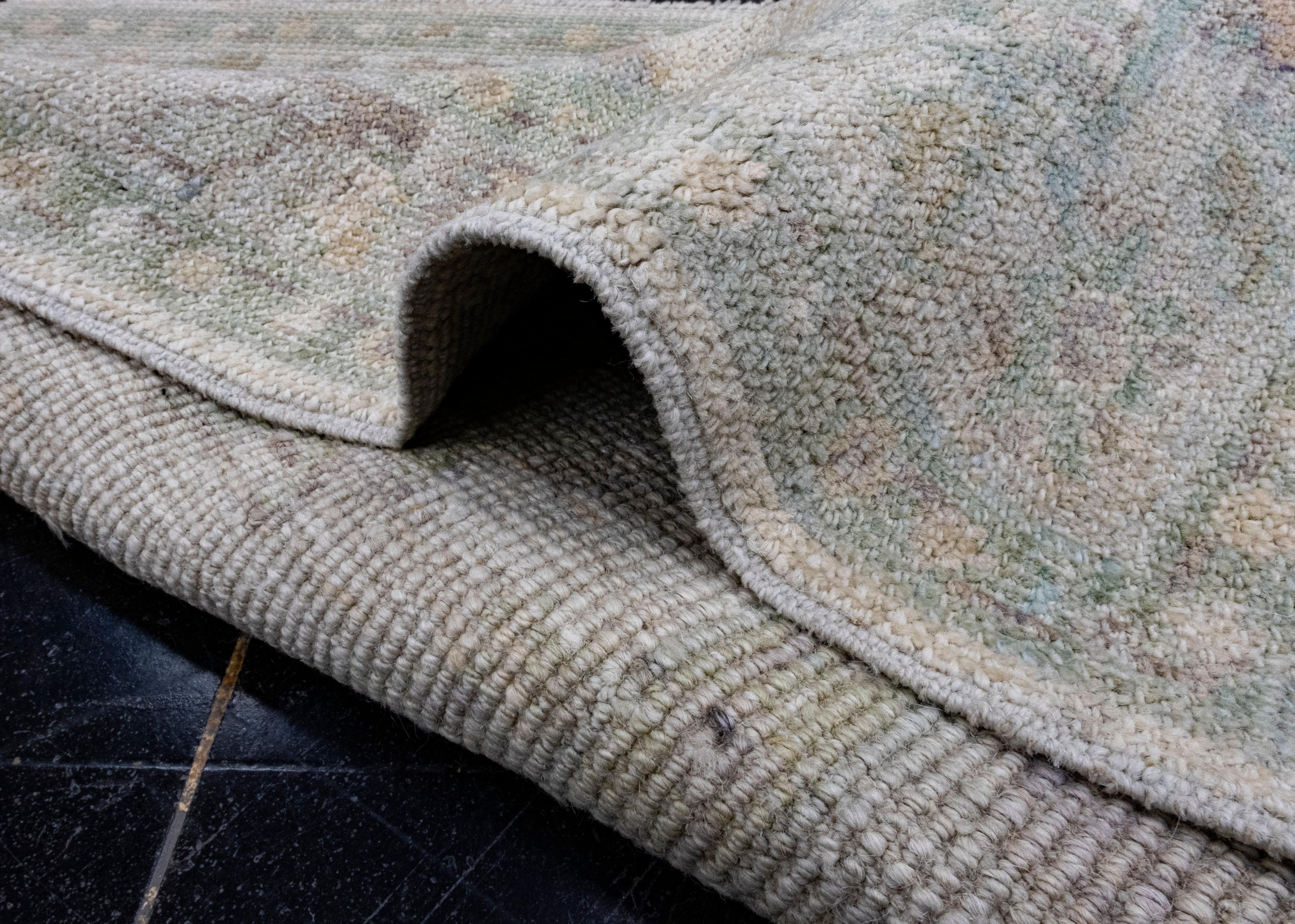 Turkish Oushak Rug 2'1