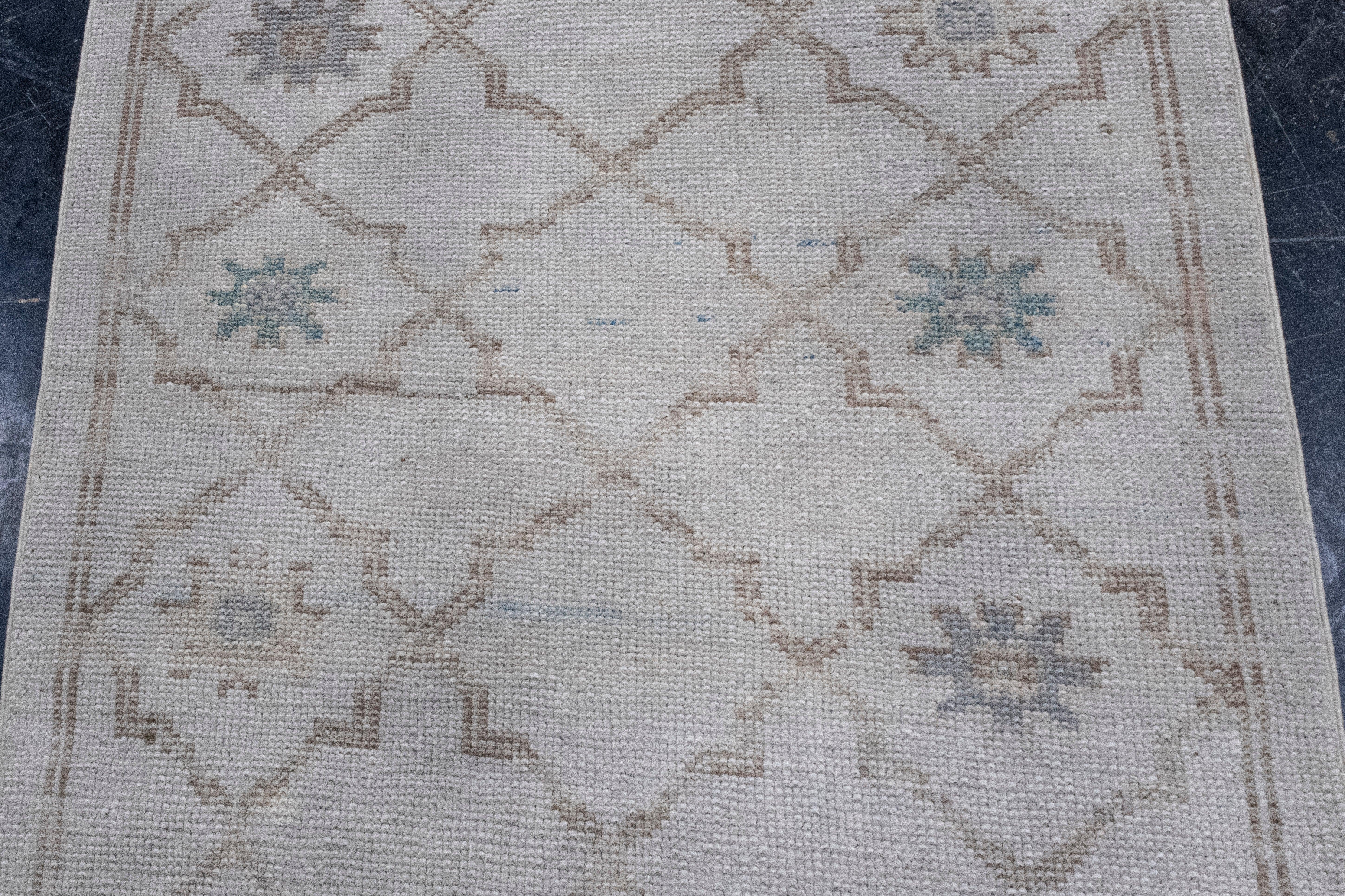 Contemporary Turkish Oushak Rug 2'10