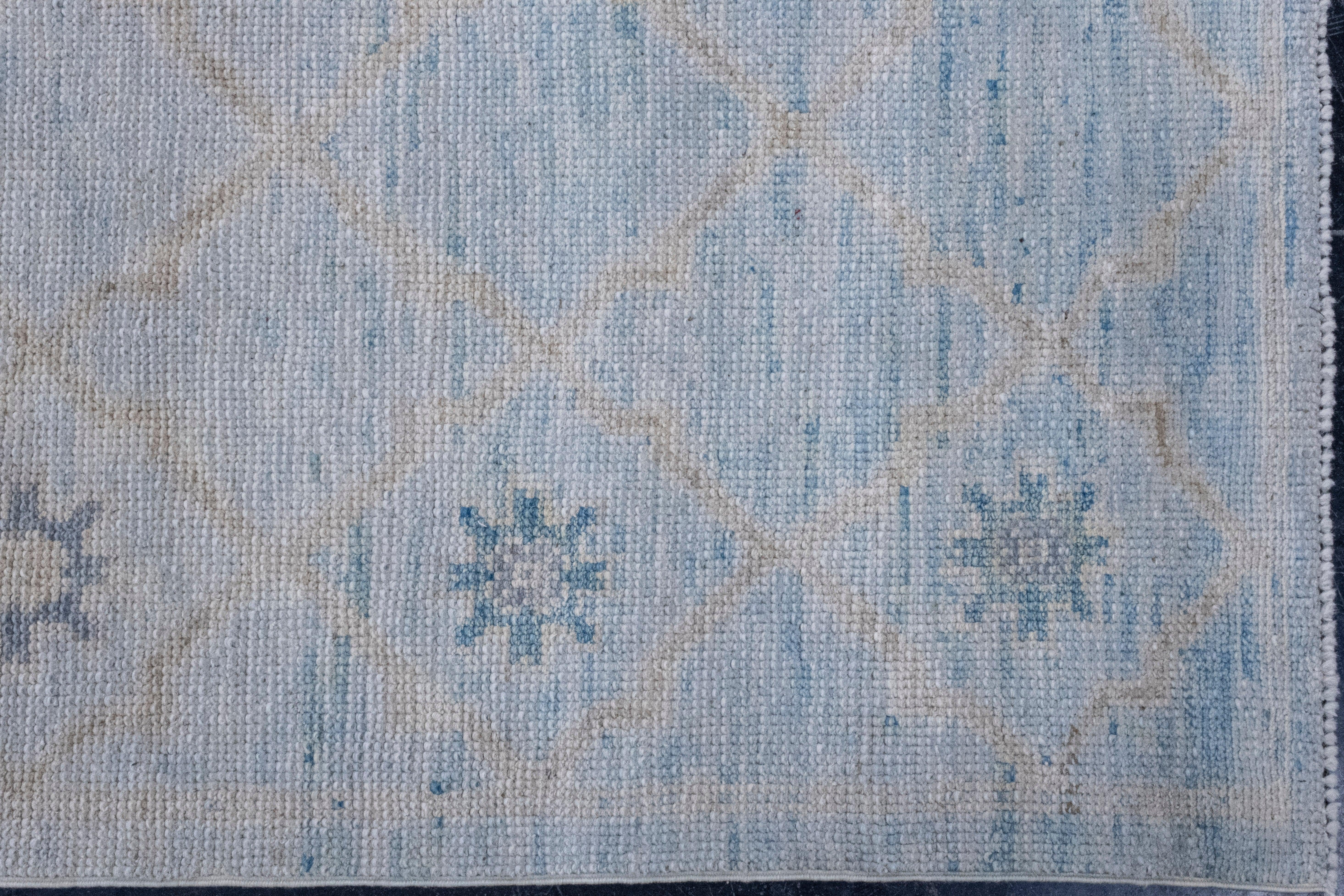 Turkish Oushak Rug 2'10